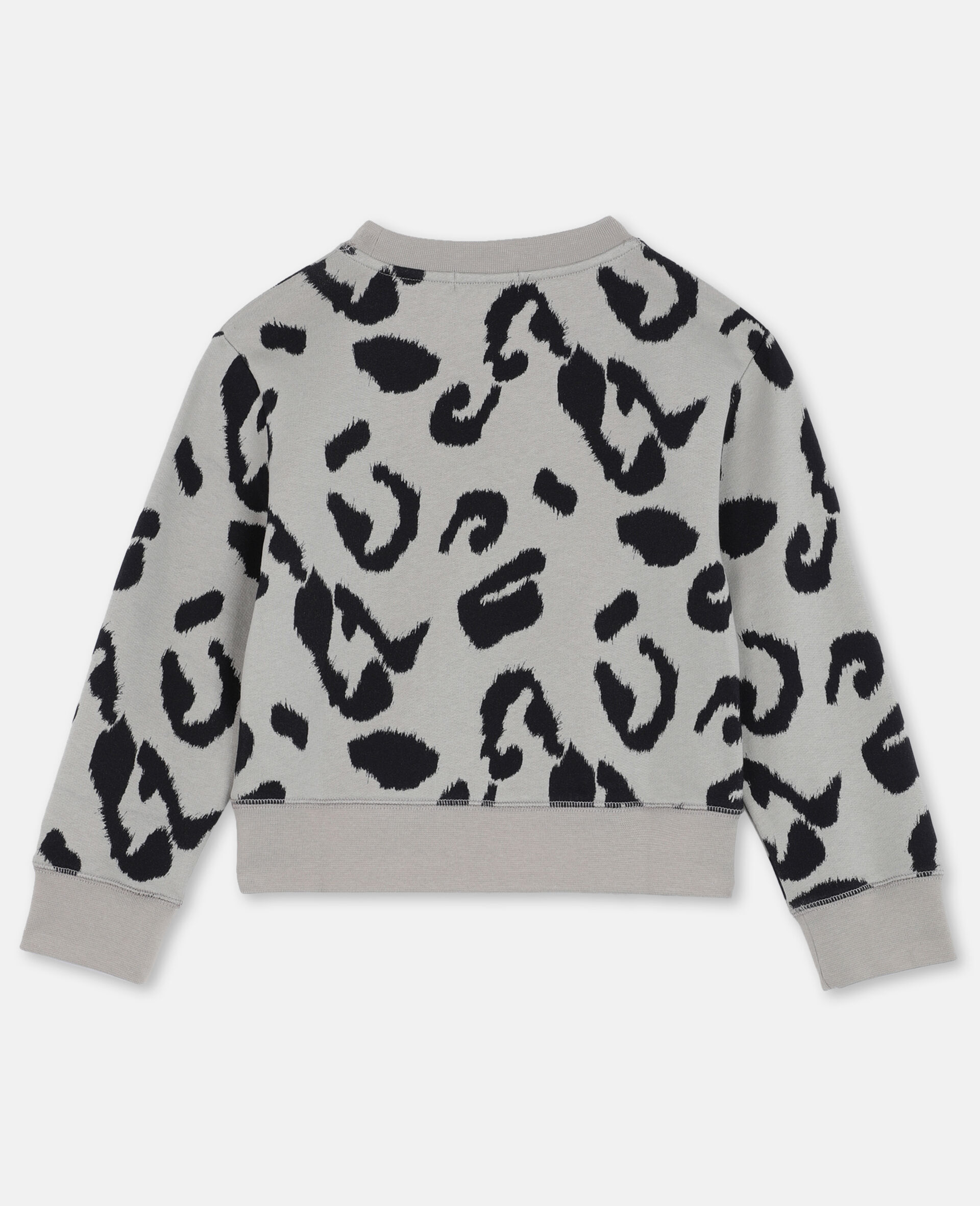 Leopard Cotton Fleece Sweatshirt -Multicolour-large image number 3