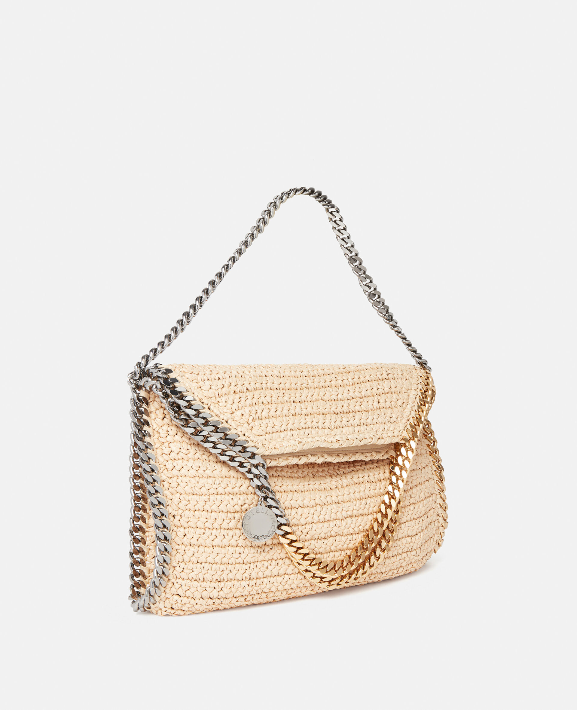 falabella raffia tote