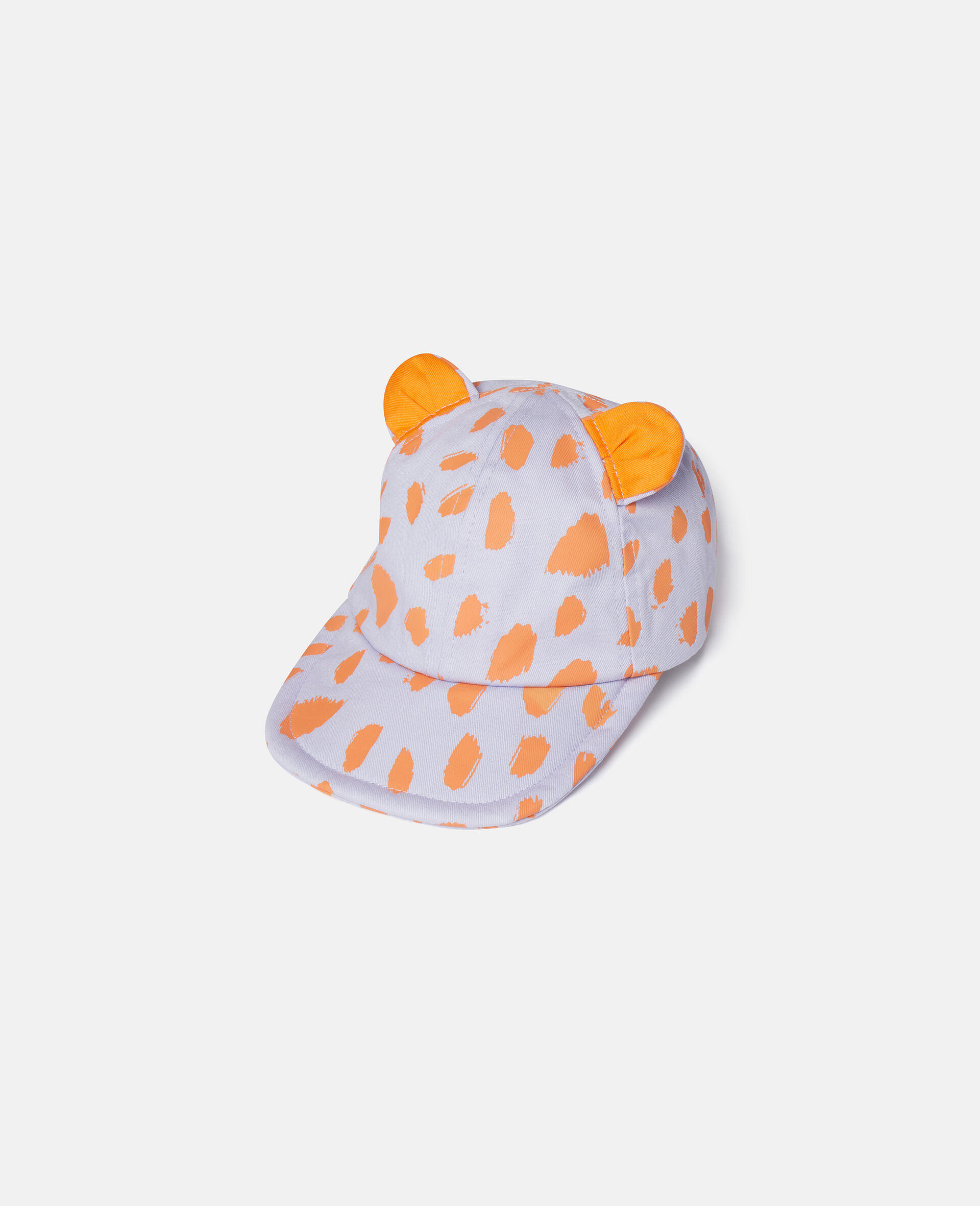 Neon Leopard Print 3D Ears Baseball Cap-Red-large image number 1