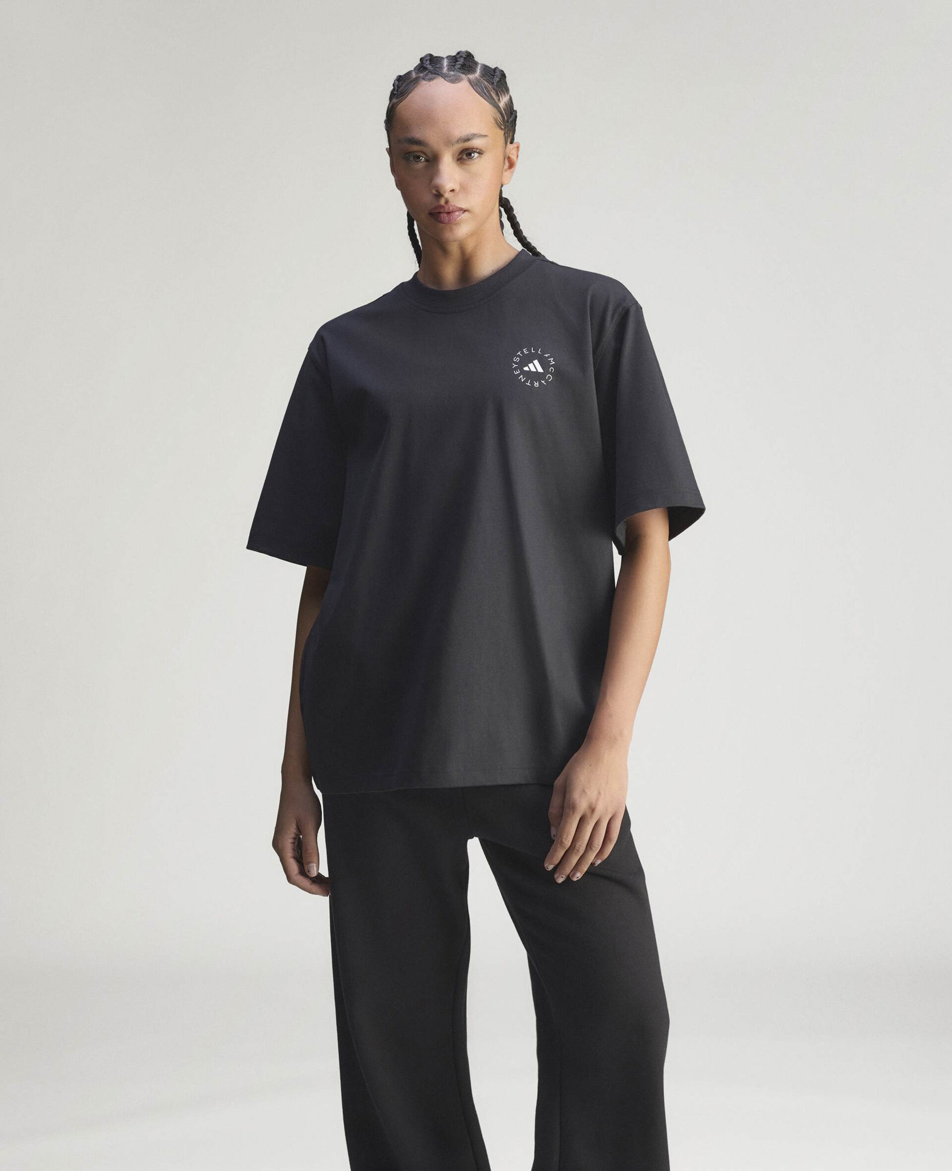 Logo Oversized T-Shirt-Black-medium