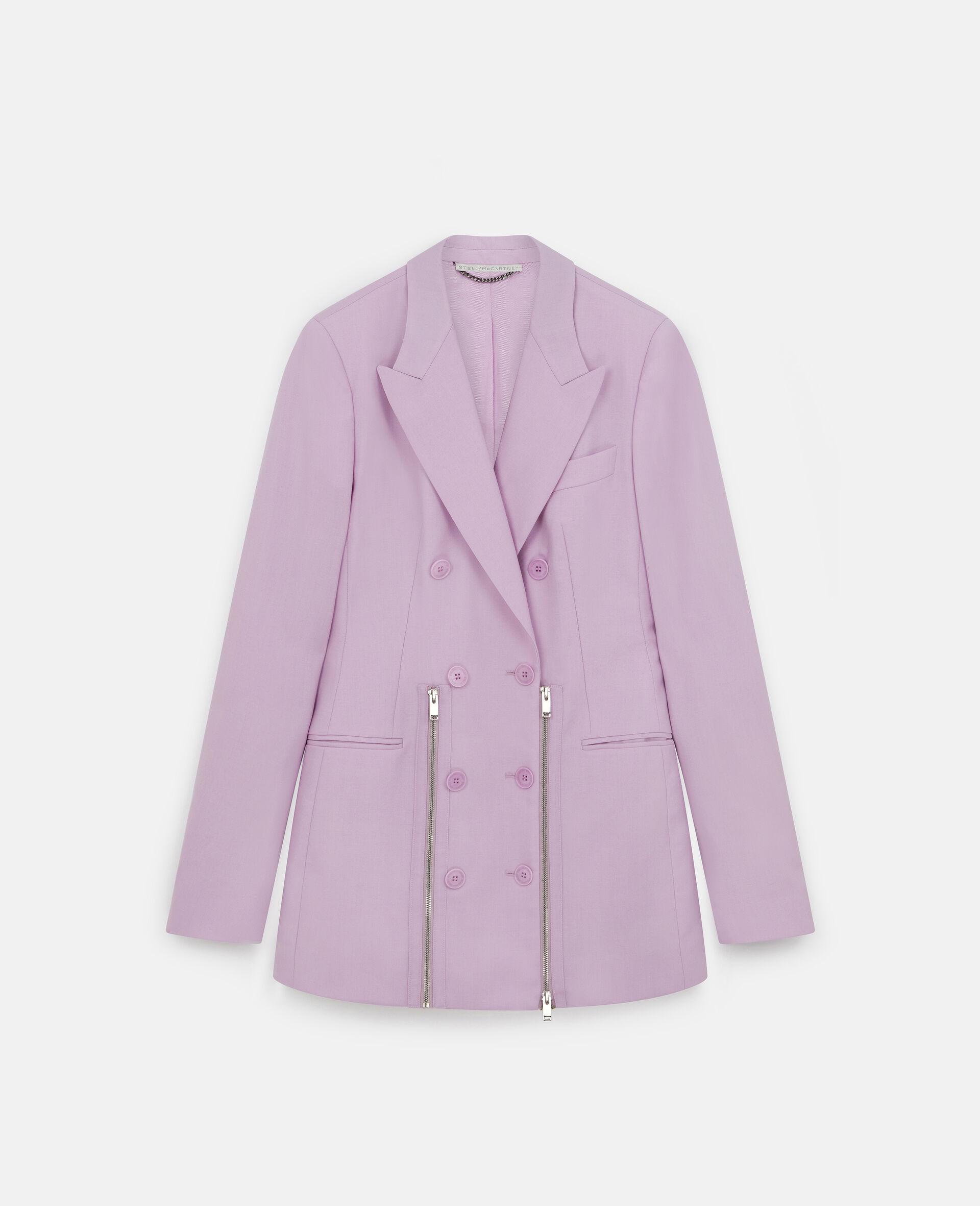 Mini Jacket Dress-Purple-large image number 0