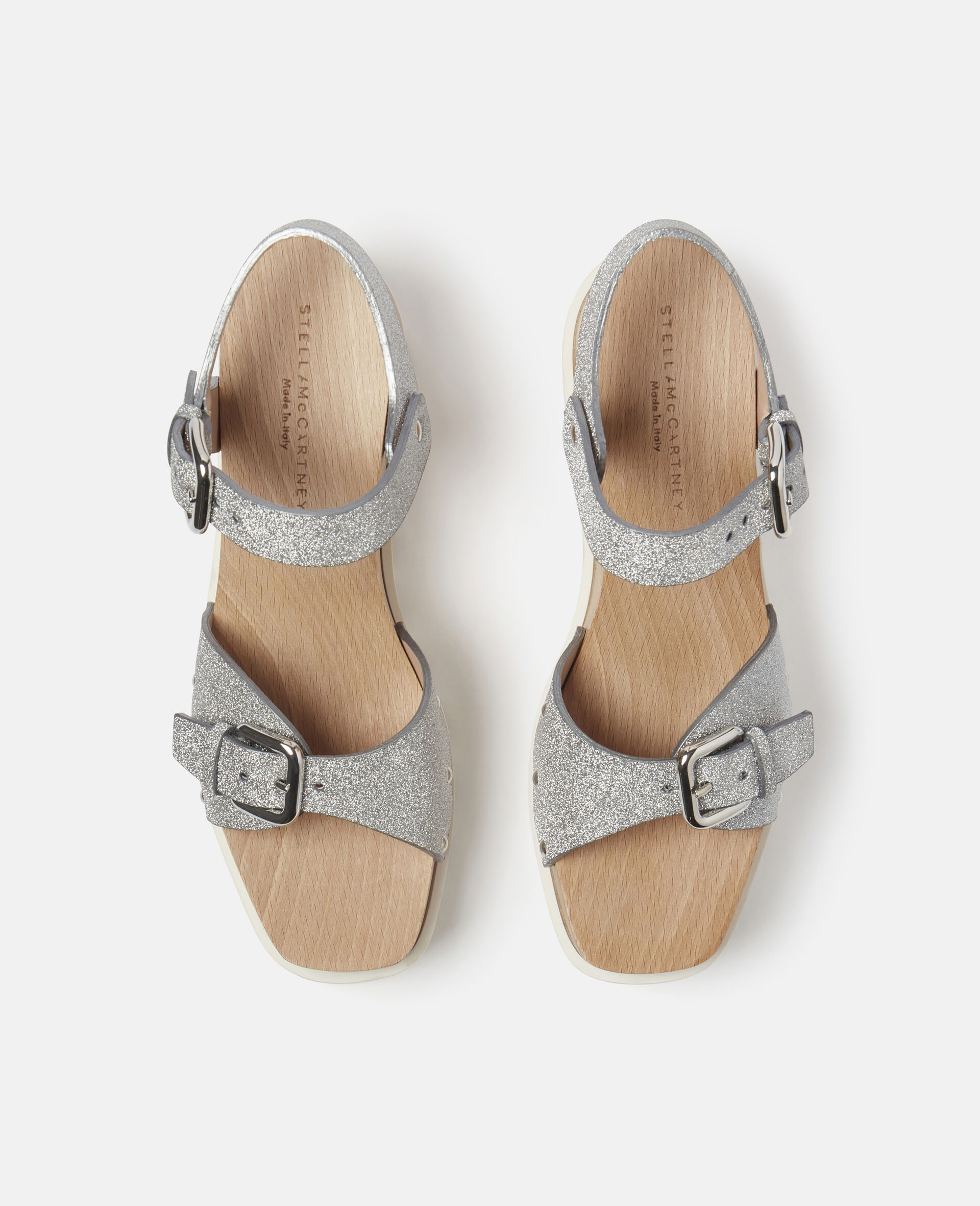 Elyse Glitter Sandal-White-large image number 3