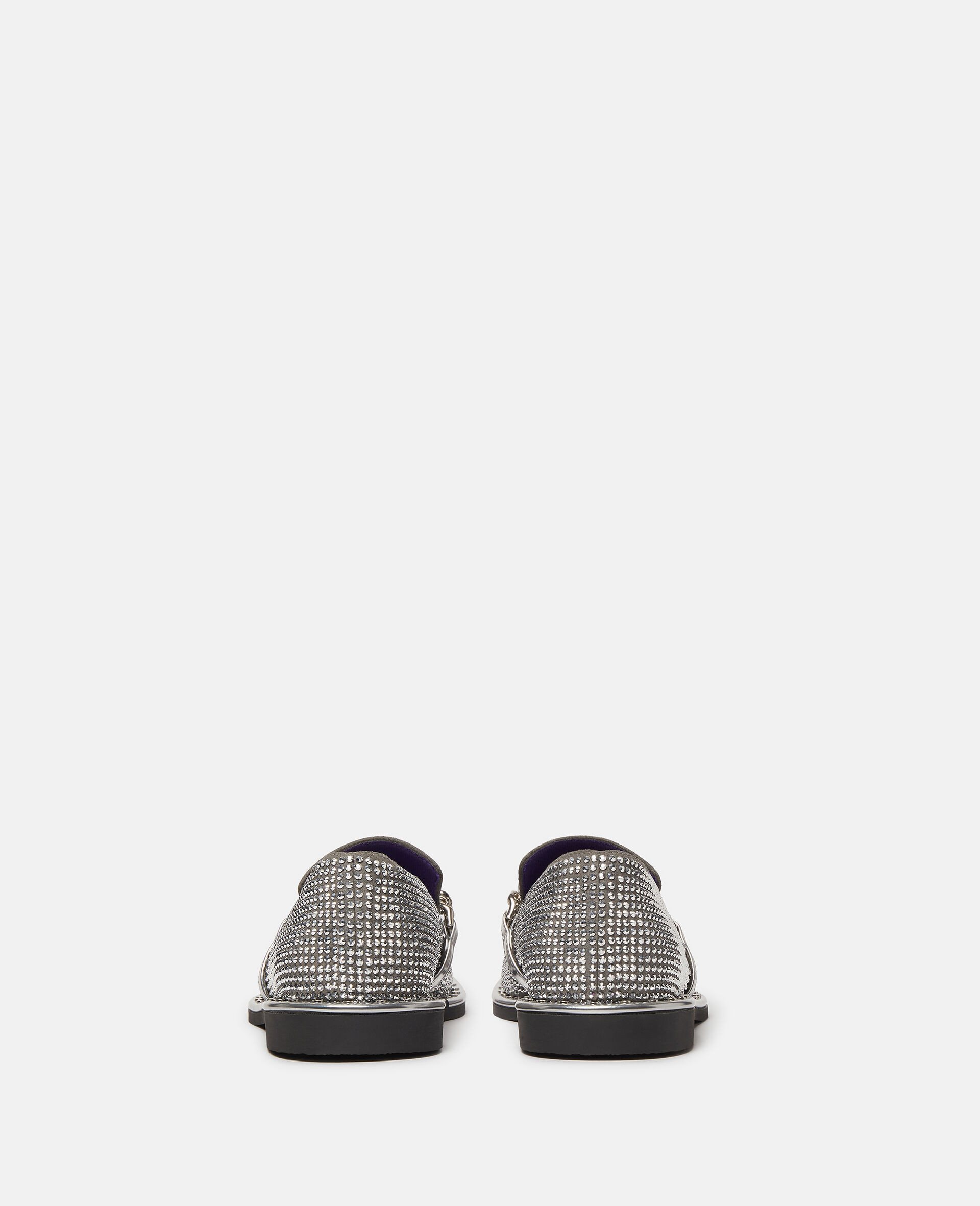 Falabella Crystal Loafers-Silver-large image number 2