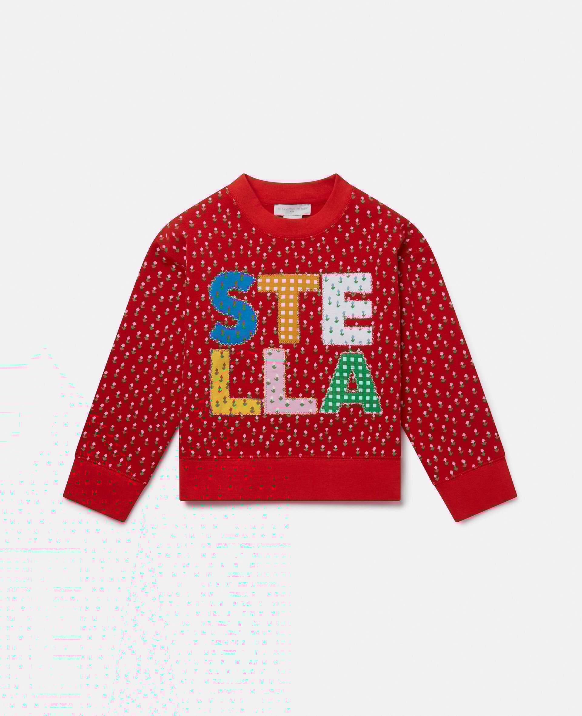 ステラ モチーフ スウェットシャツ-レッド-large image number 0