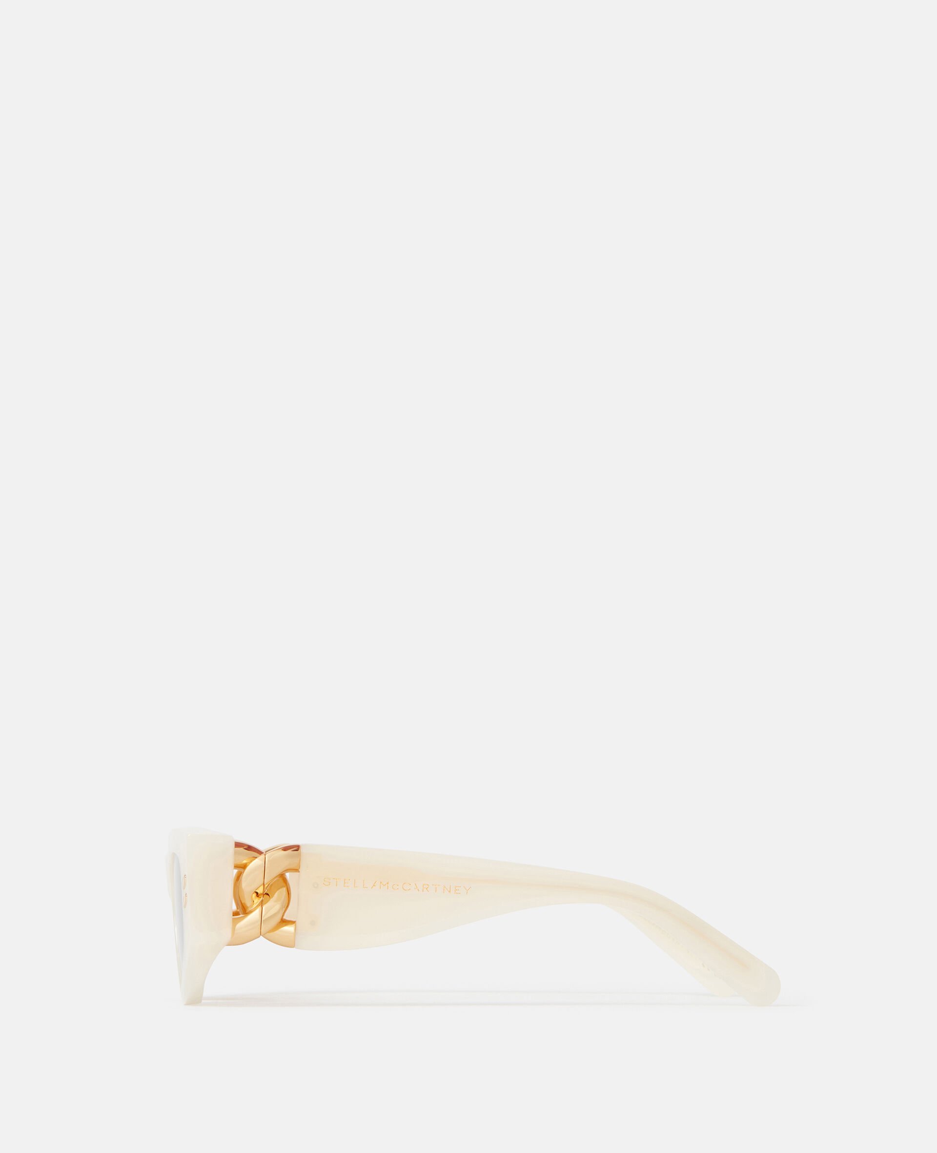 Falabella Rectangular Sunglasses-白色-medium Falabella Rectangular Sunglasses-白色-medium