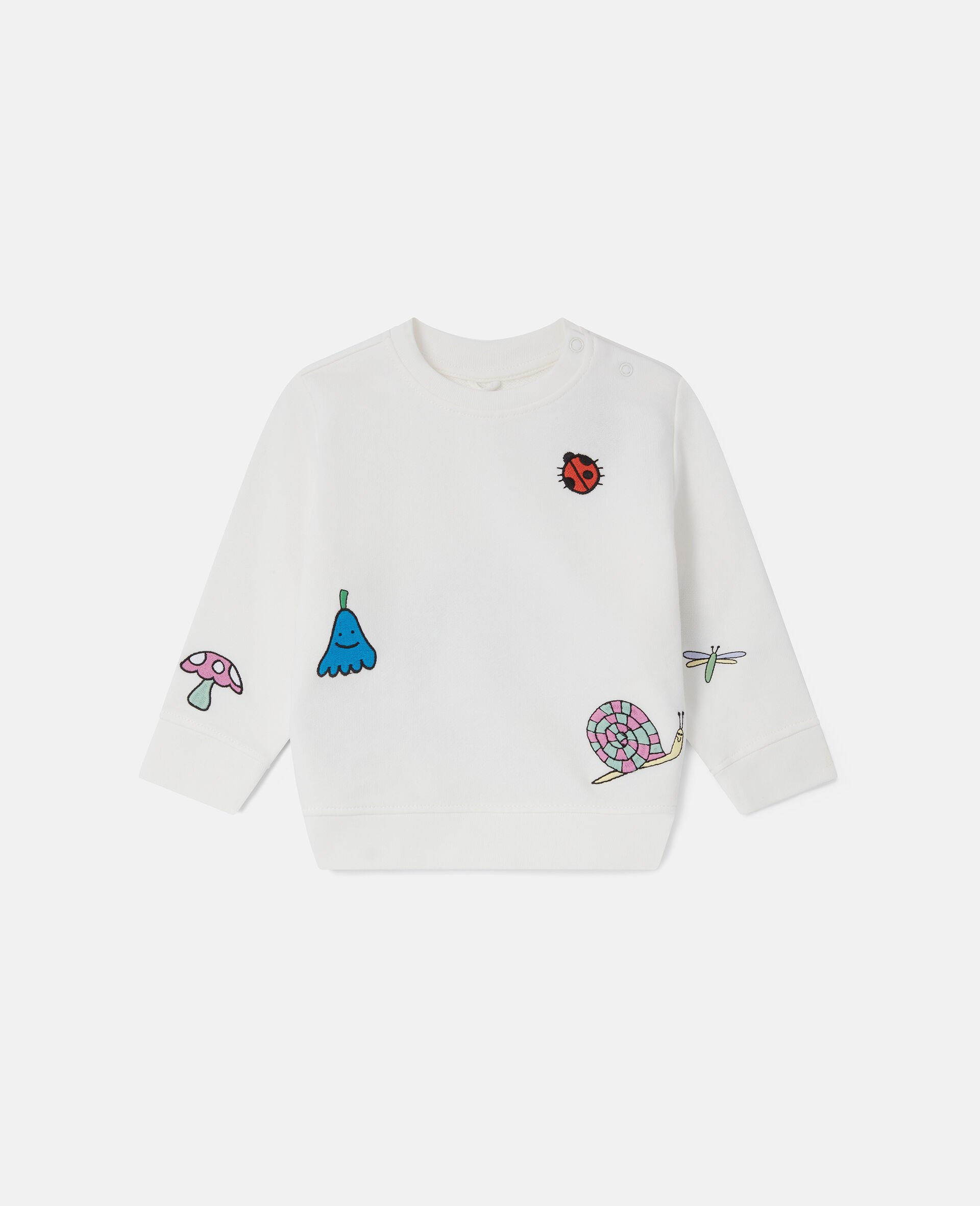 Woodland  Friends  Crewneck Jumper-White-large image number 0