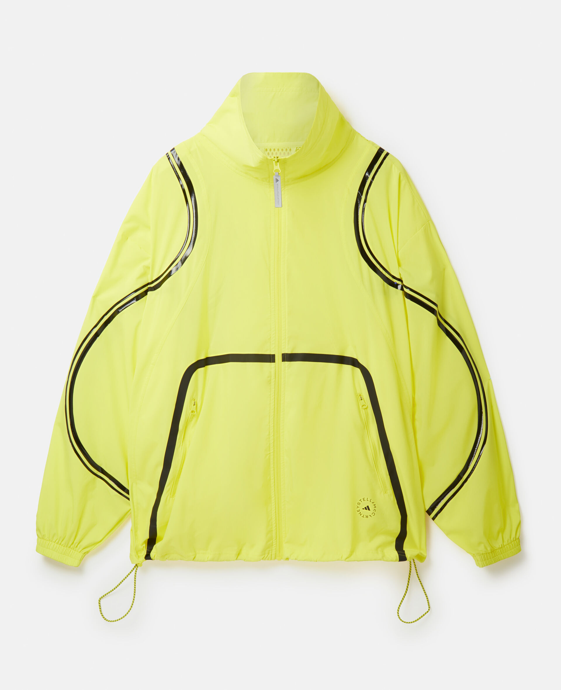TruePace Plus Size Woven Tracksuit Jacket-Yellow-large image number 0
