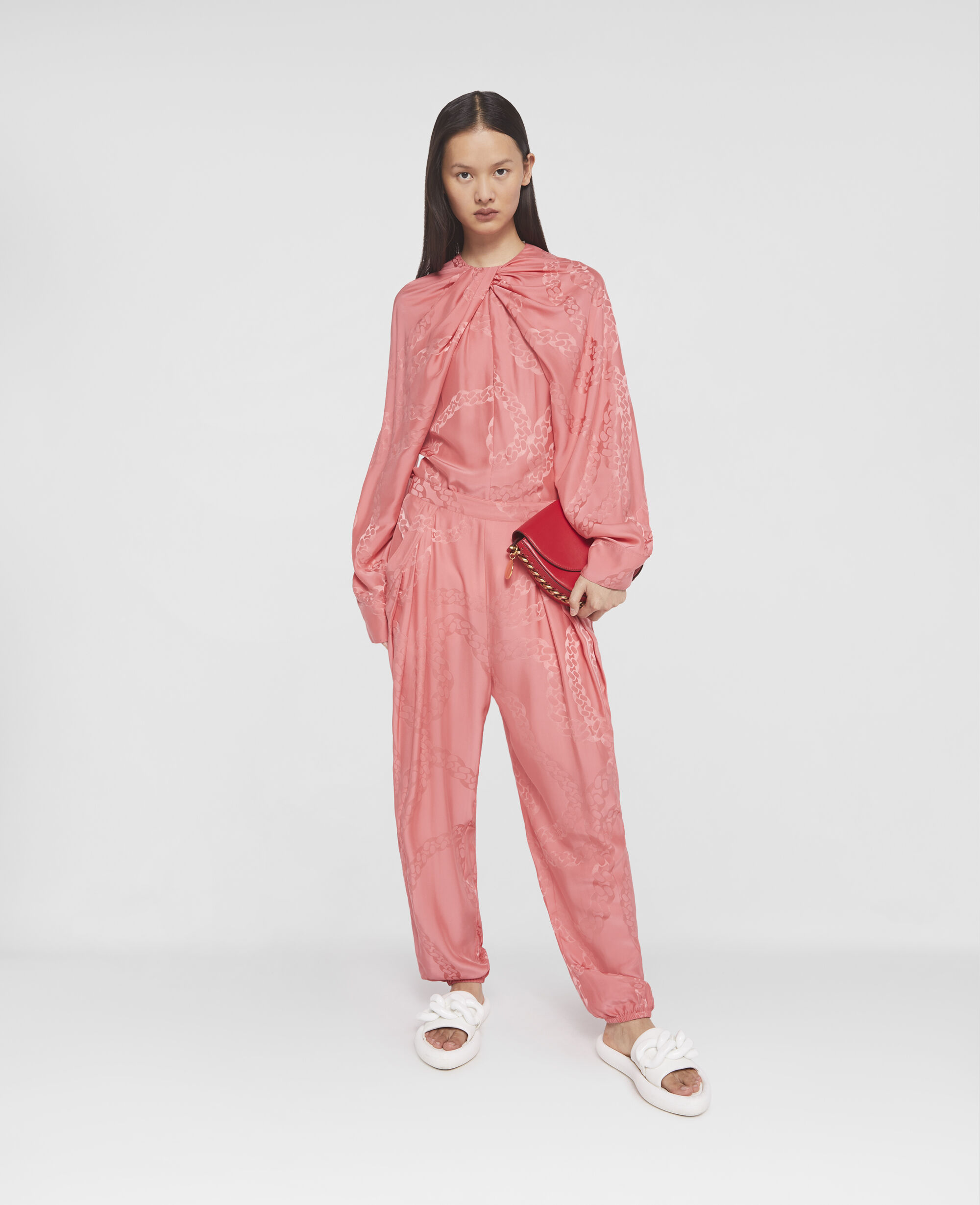 stella mccartney silk trousers