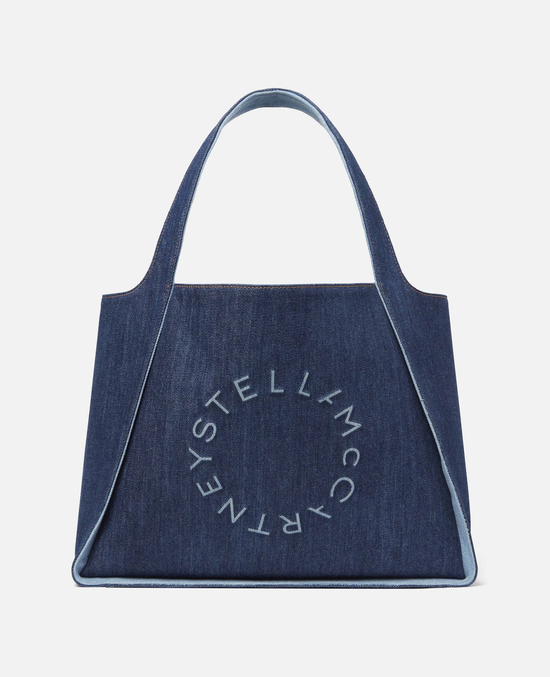 Stella Logo Eco Denim Tote Bag -Blue-large image number 0