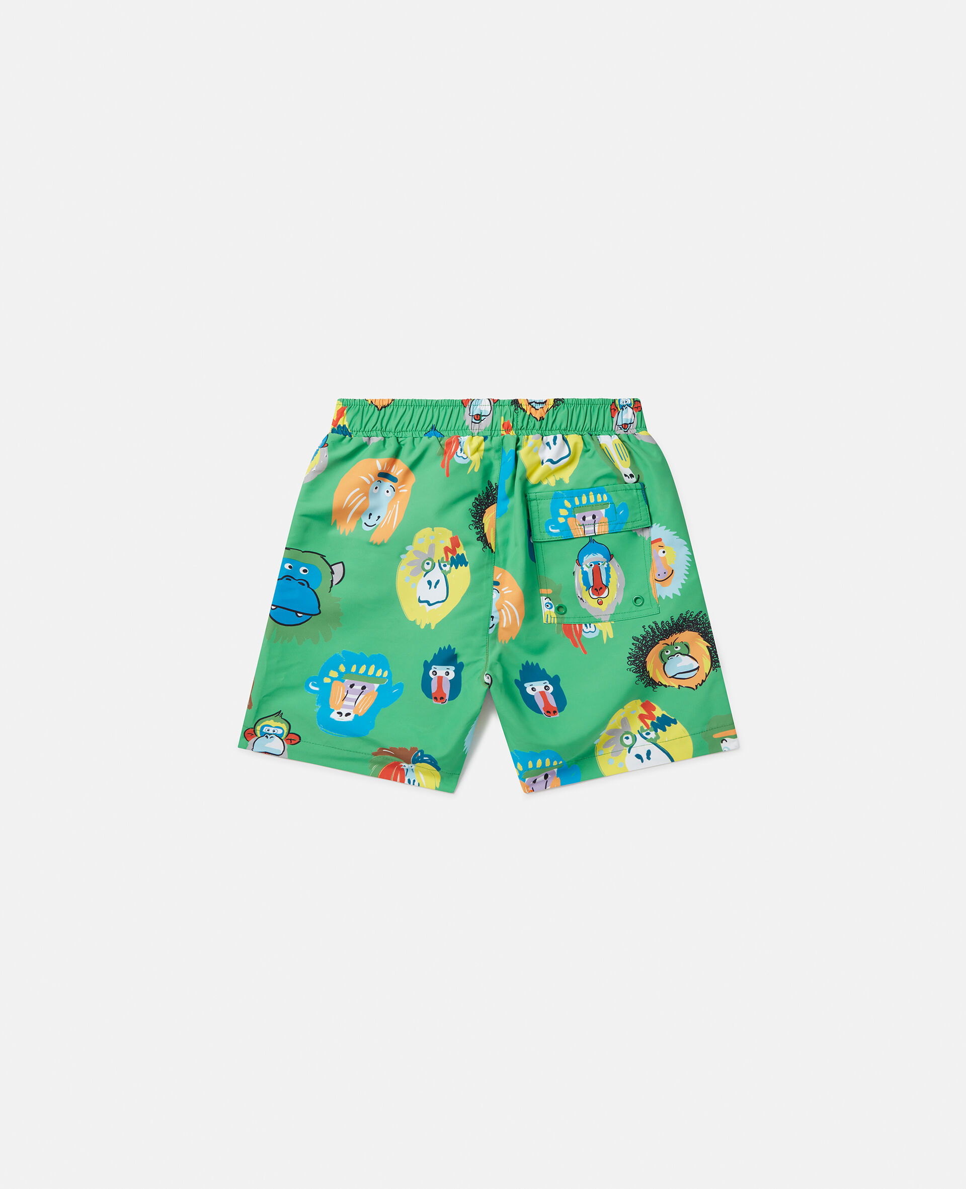 Monkey Print Swim Shorts-Multicolour-large image number 2