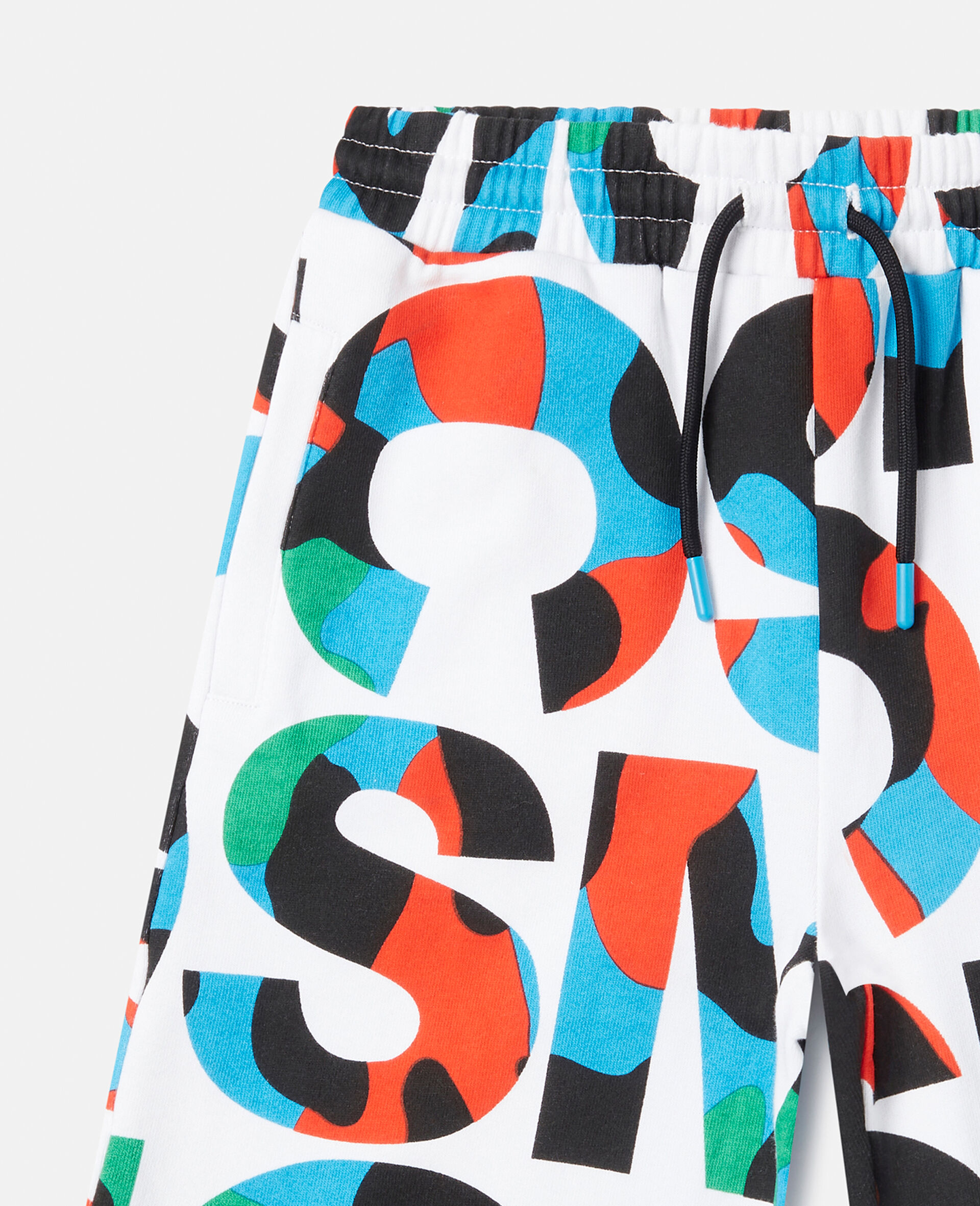 SMC Camo Logo Sweat Shorts-White-large SMC Camo Logo Sweat Shorts-White-large image number 1