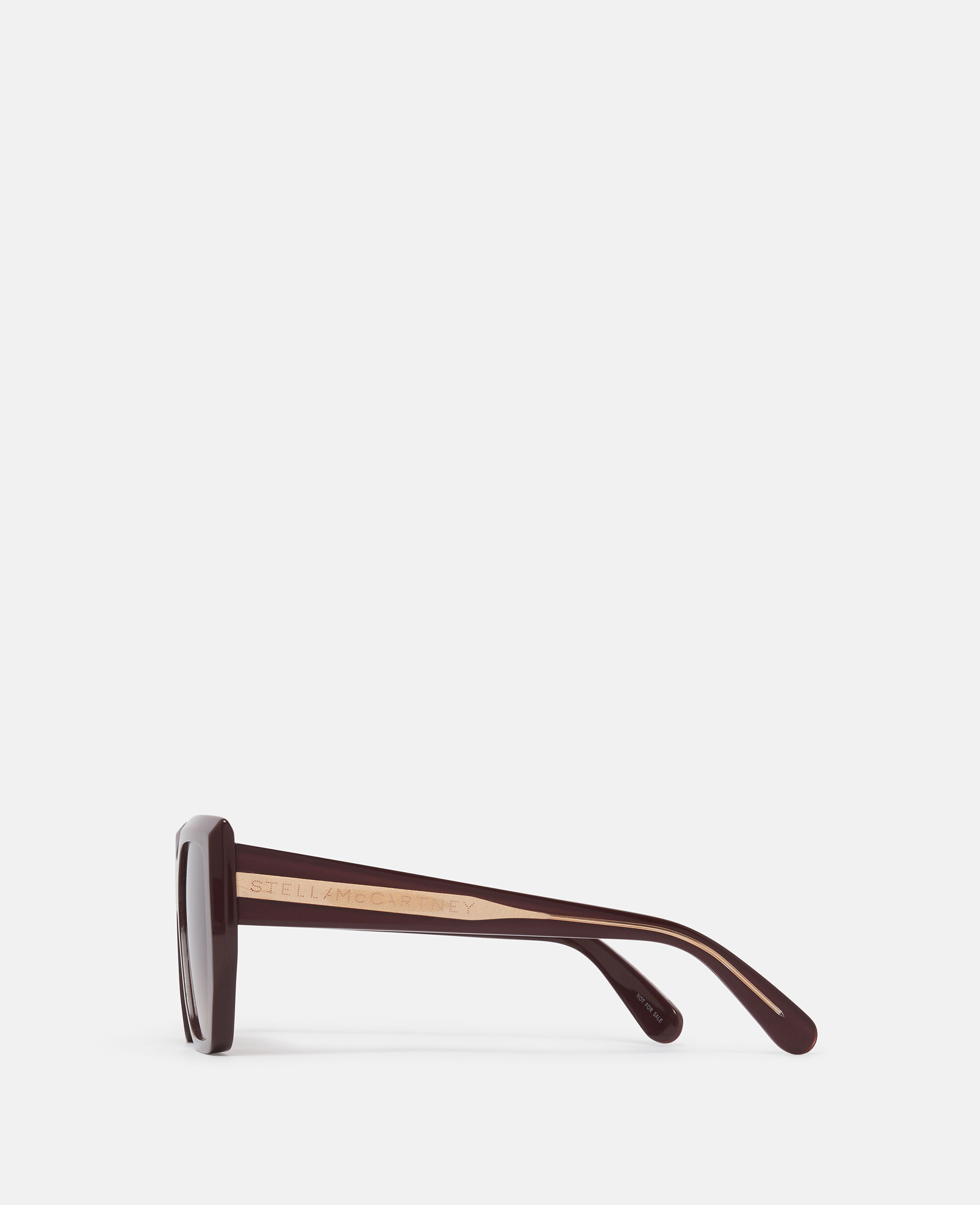 Women Translucent dark chocolate and gold Chunky Square Cat