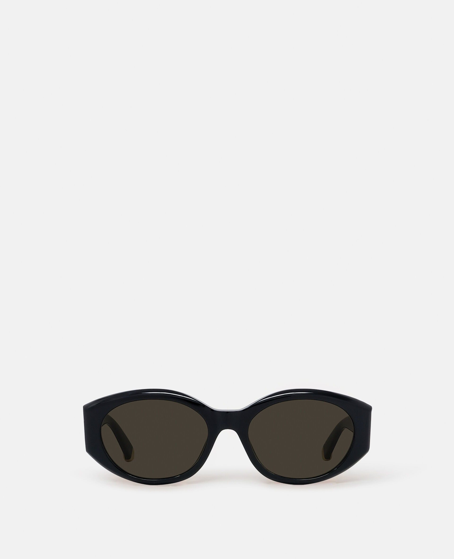Logo Oval Sunglasses-Black-large image number 0