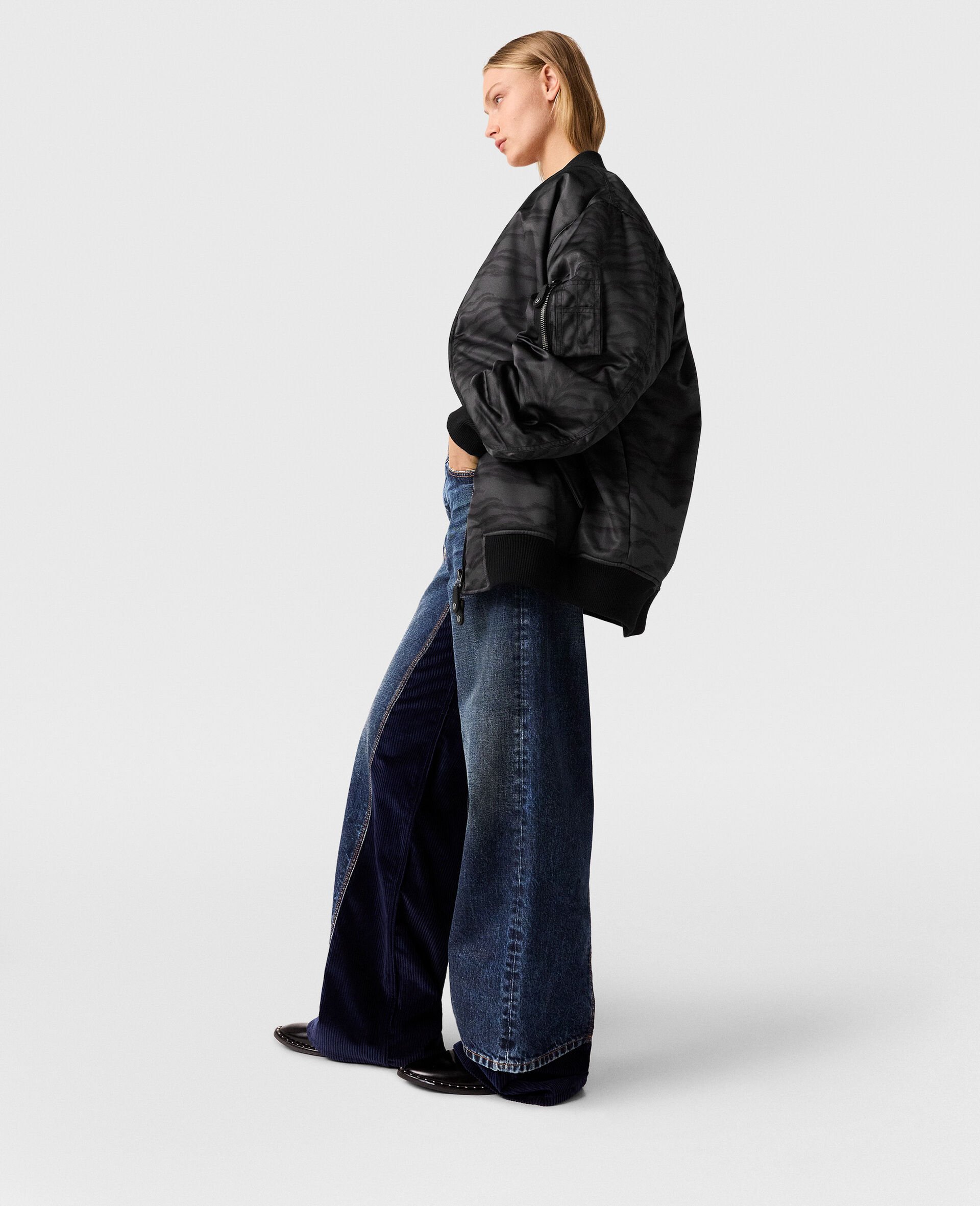 Bomber con Stampa Tigre-Nero-large image number 2