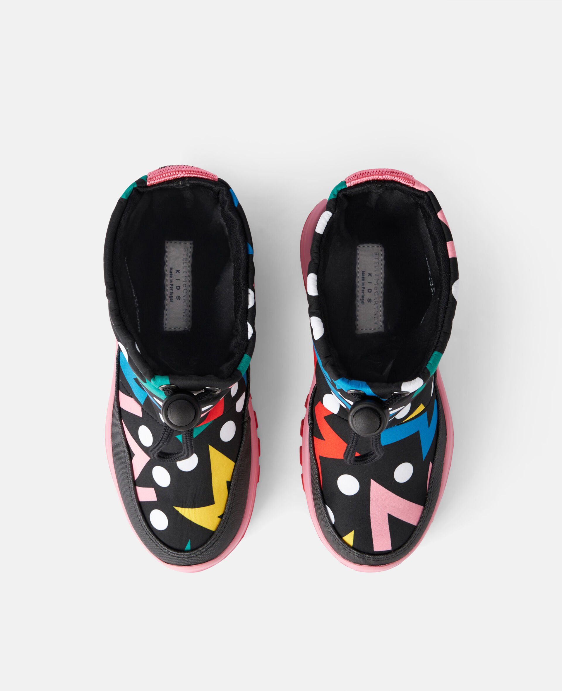 Starburst Print Padded Wellies-Multicolour-large image number 3