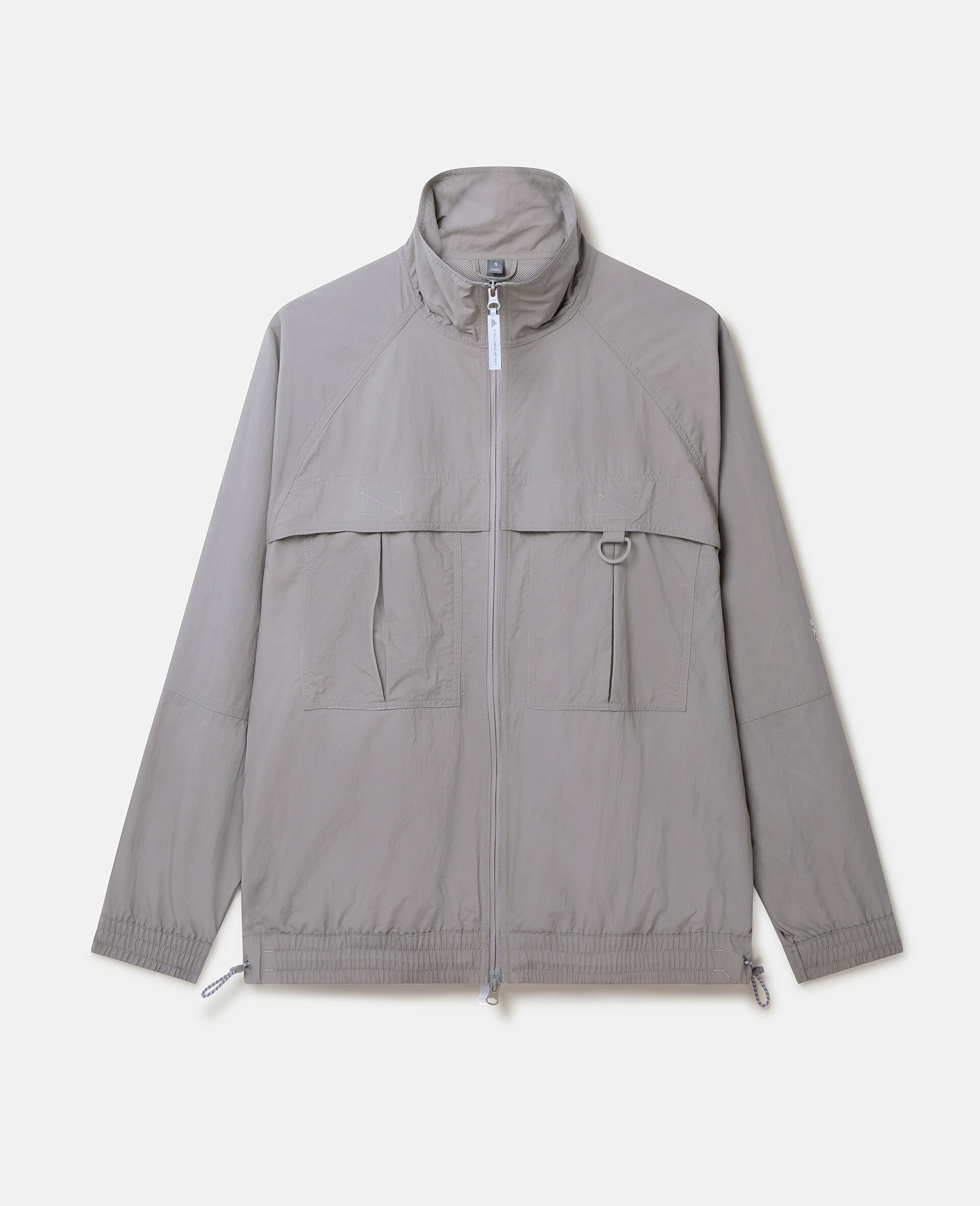 TrueCasuals Woven Track Jacket-Grey-large