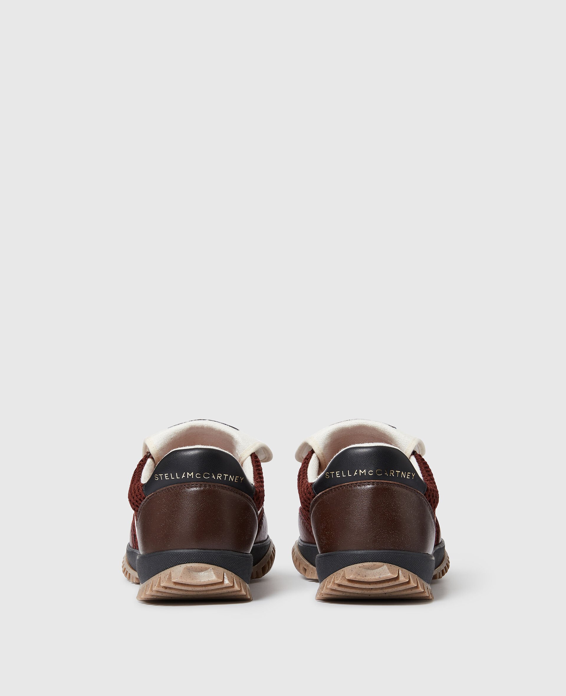 S-Wave Sport Mesh Panelled Sneakers-Red-large image number 2