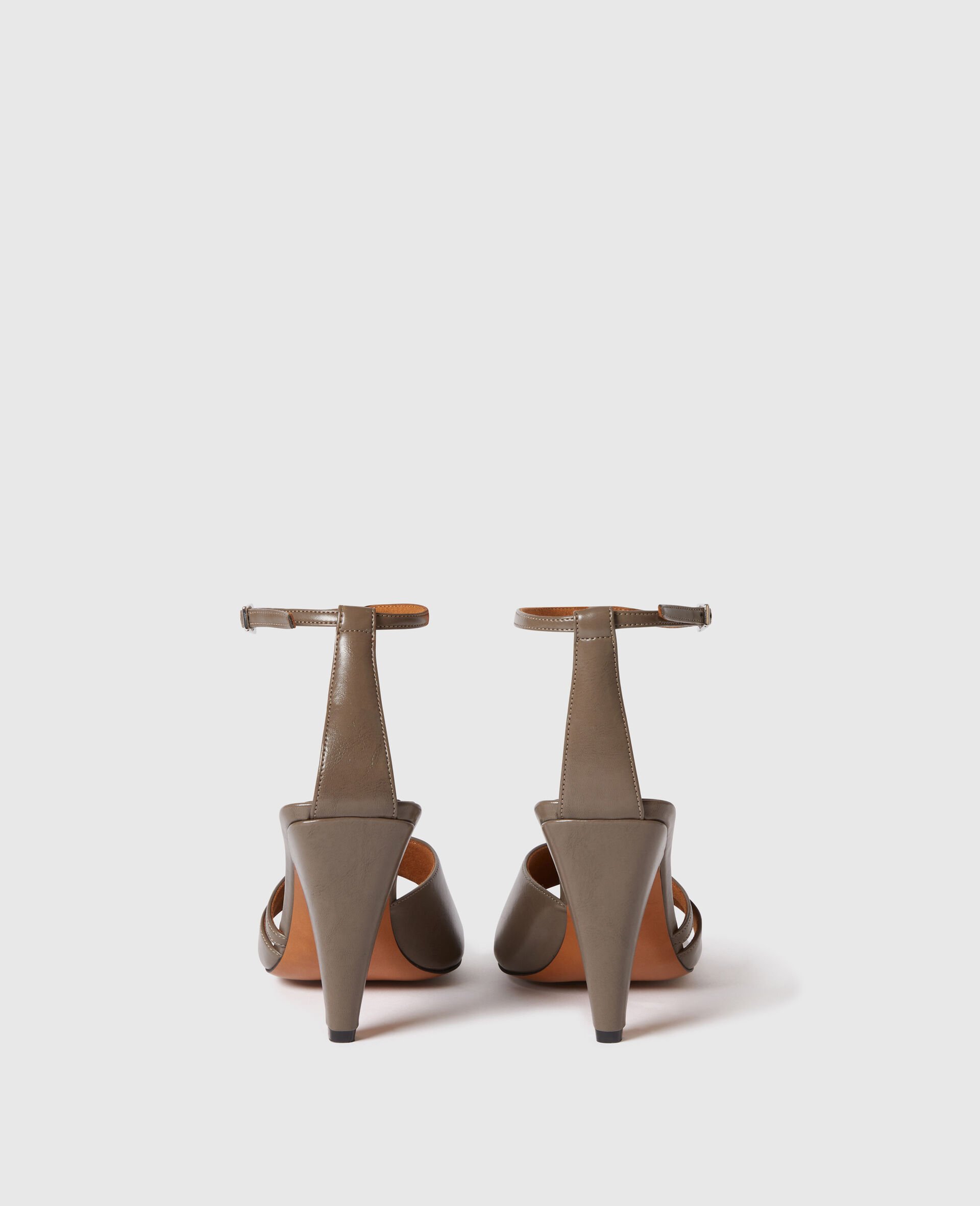 Stella Spur Heeled Pump-Brown-large image number 3