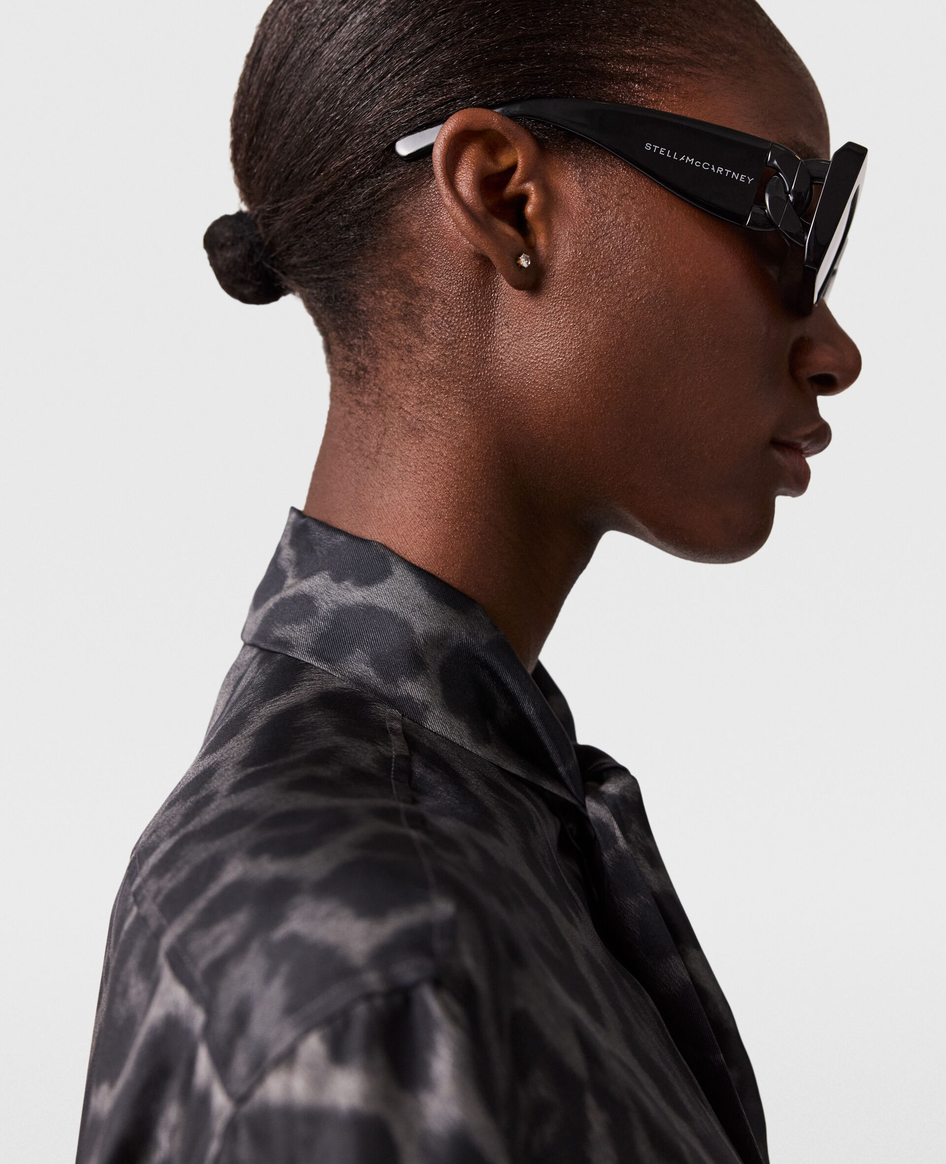 タイネック ミニドレス-グレー-large image number 5