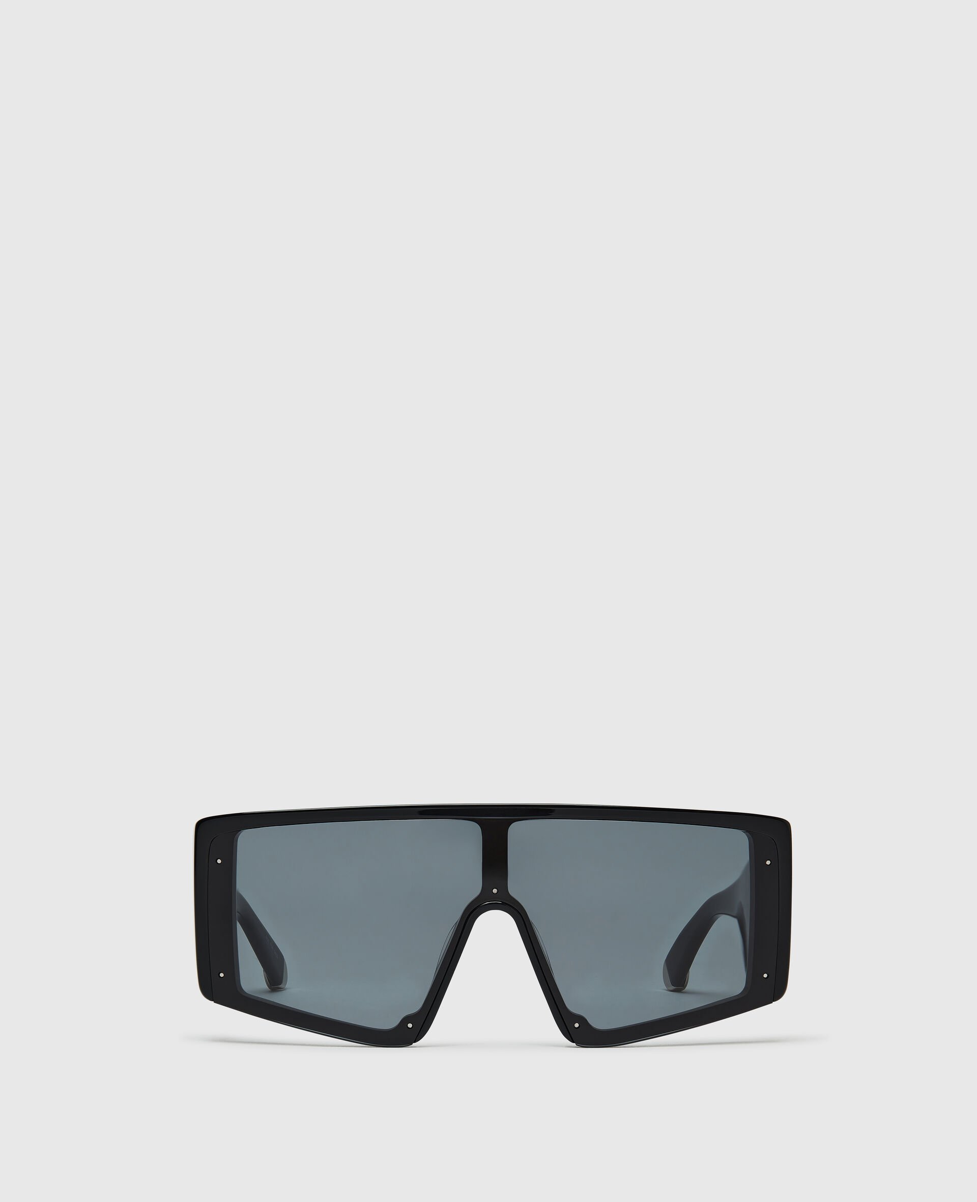 Lunettes de soleil carrees transparentes-Noir-medium
