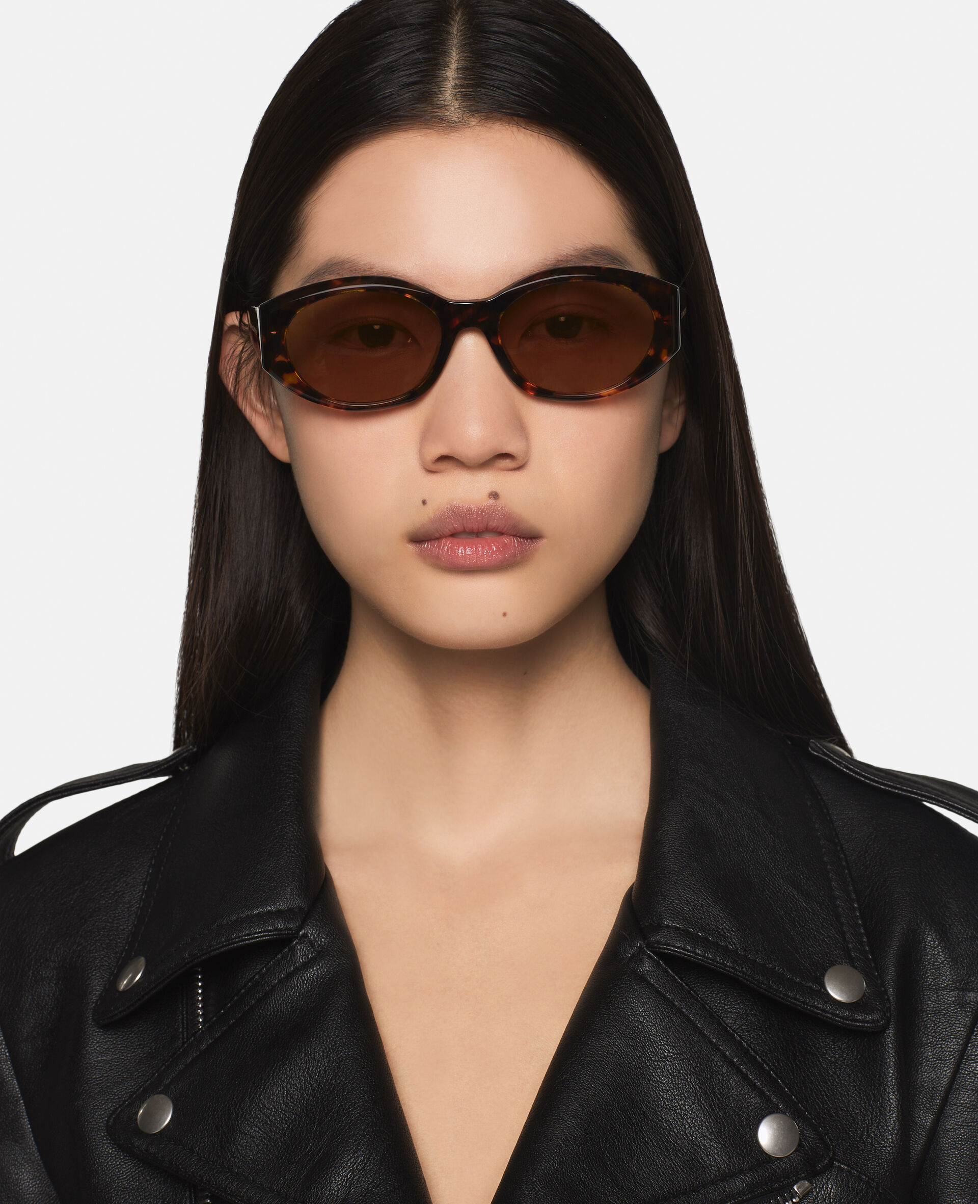 Falabella Oval Sunglasses-Black-large image number 0