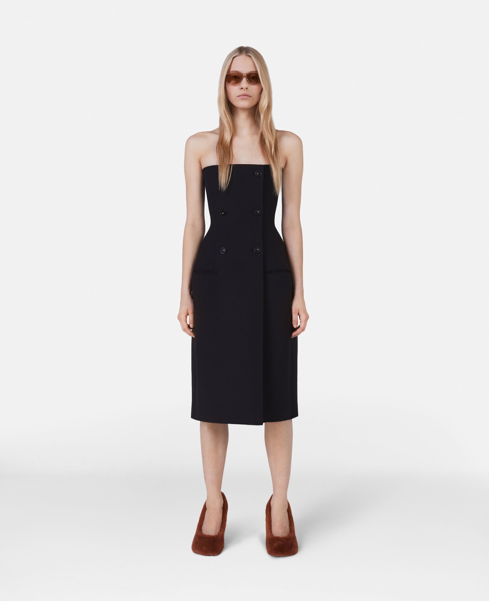 Moulded Bustier Dress-Multicolour-large image number 1