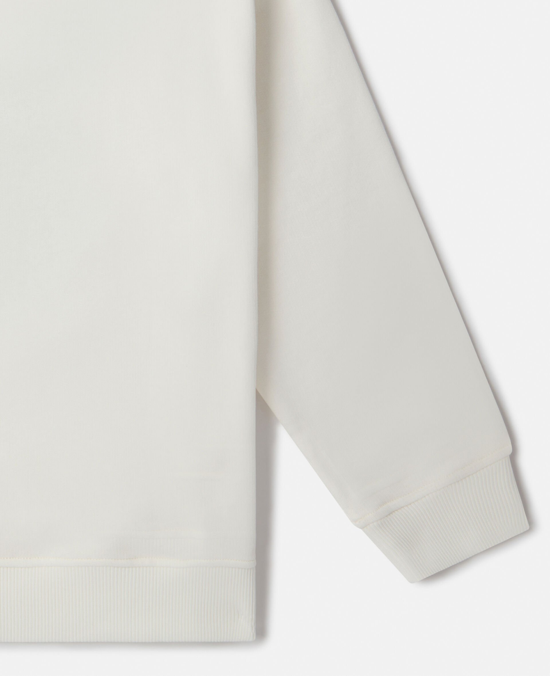 徽标学院风图案长袖T恤-Cream-large image number 3