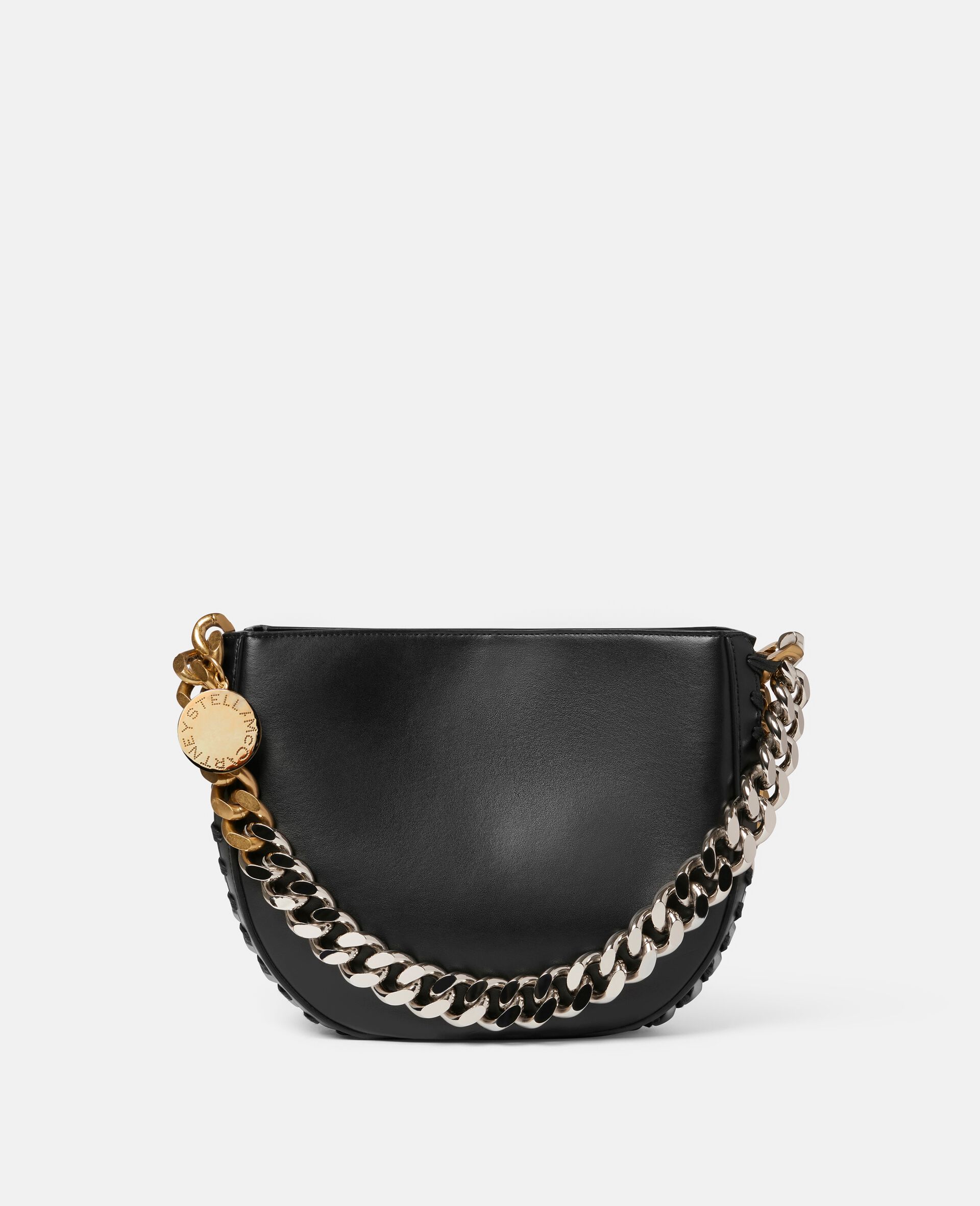 Frayme Medium Shoulder Bag-Black-large image number 0