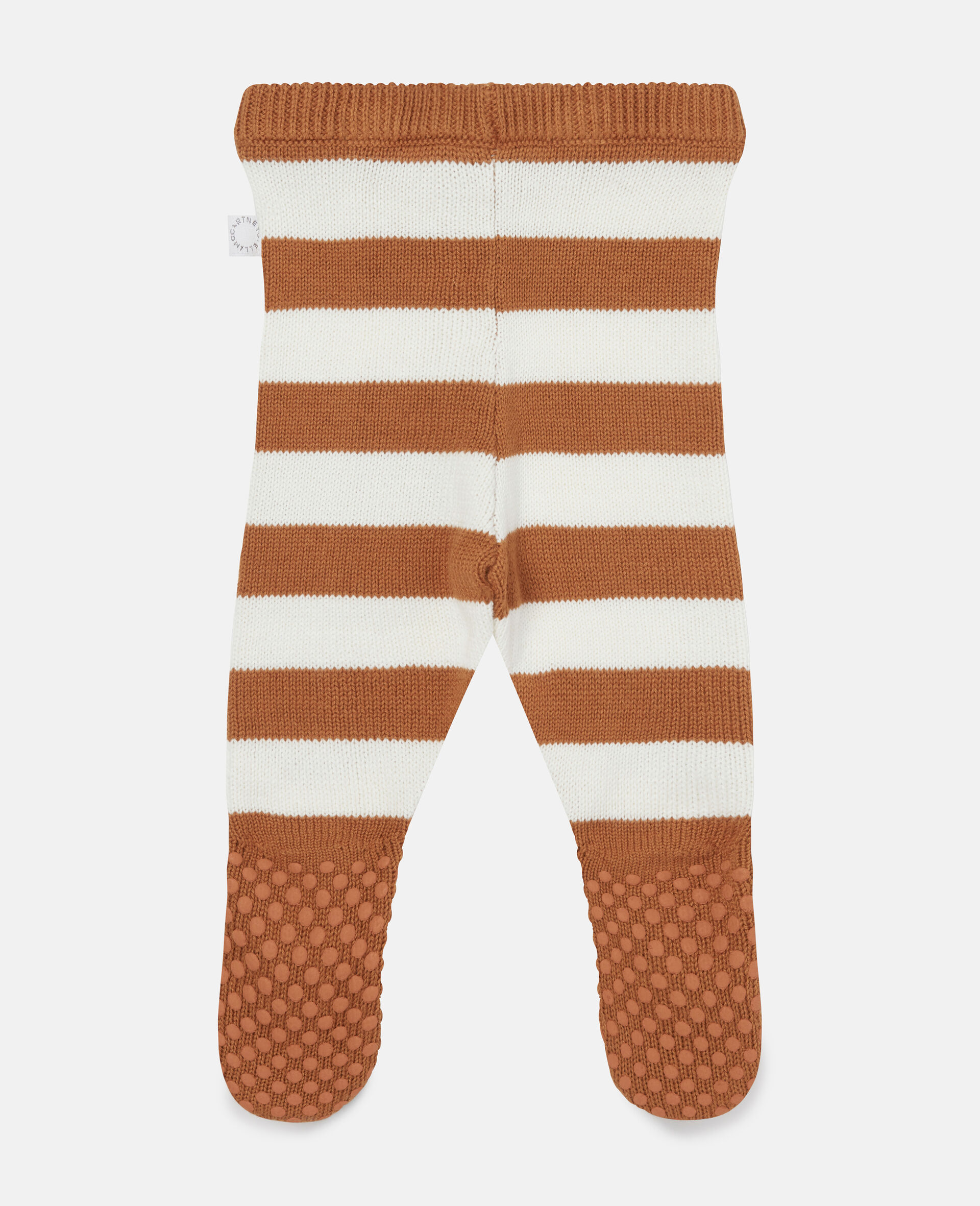 Footed Fox Knit Leggings-Multicolour-large image number 3