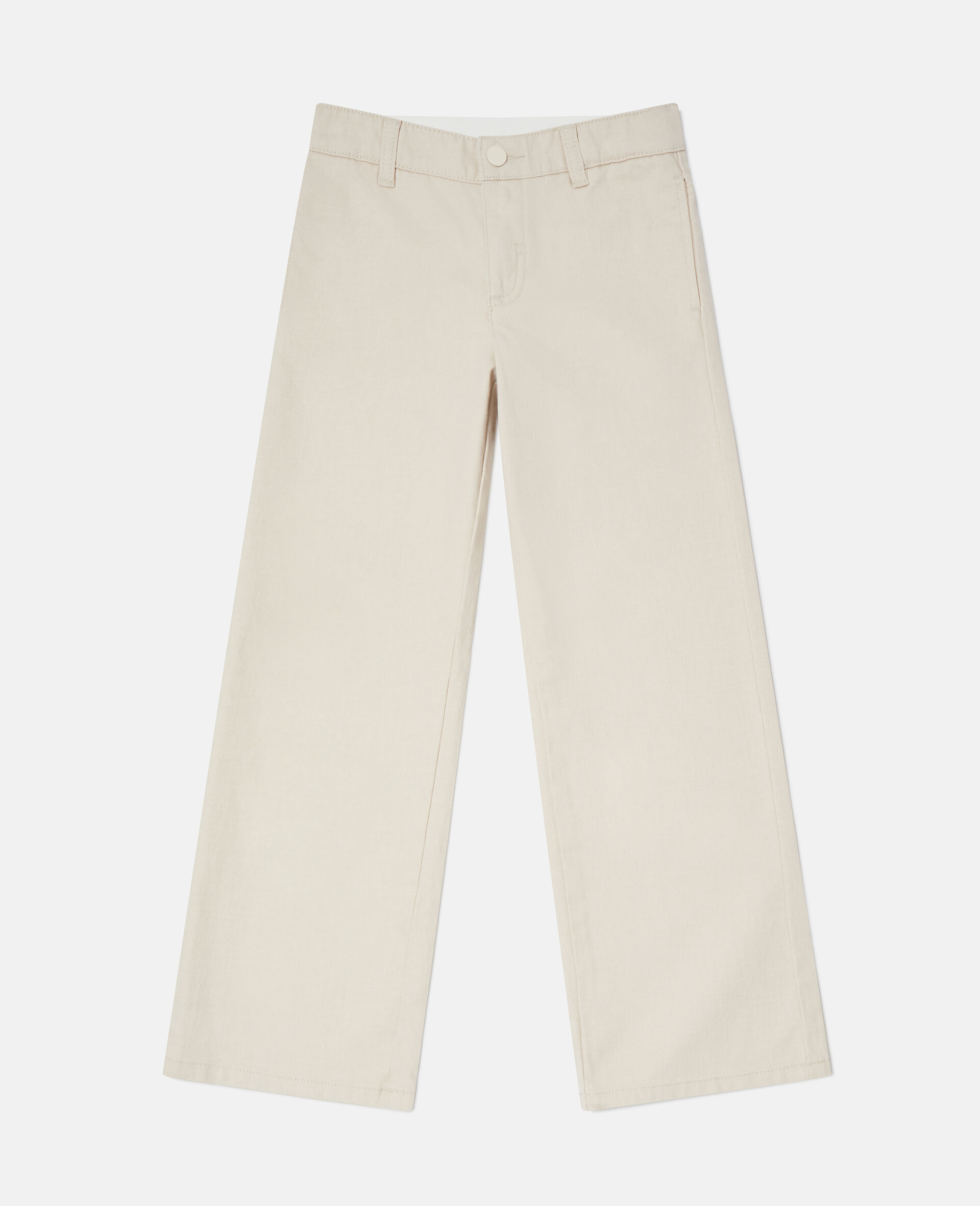 Tonal Straight-Leg Denim Jeans-Pink-medium