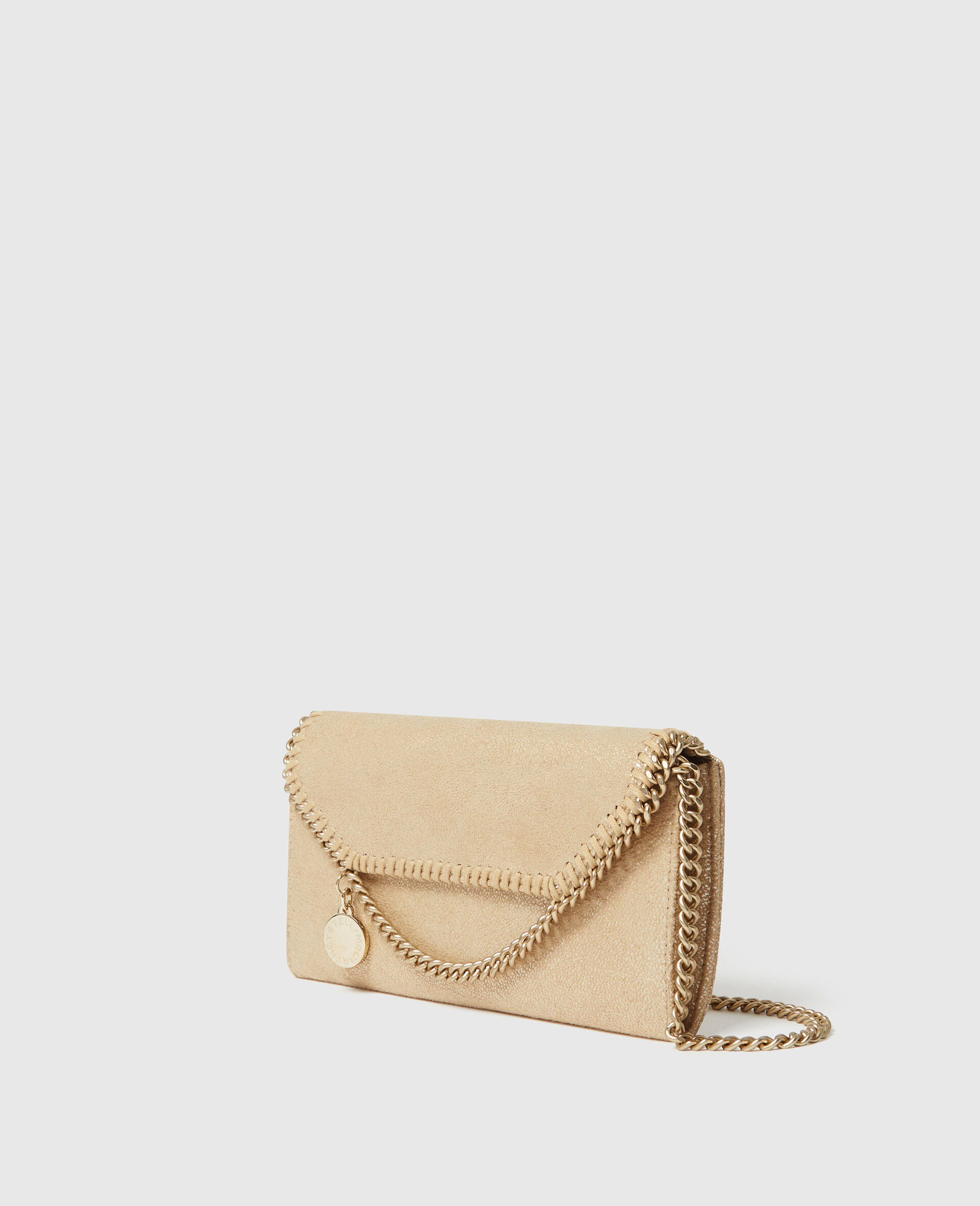 Falabella Wallet-On-Chain Crossbody-Gold-large image number 1