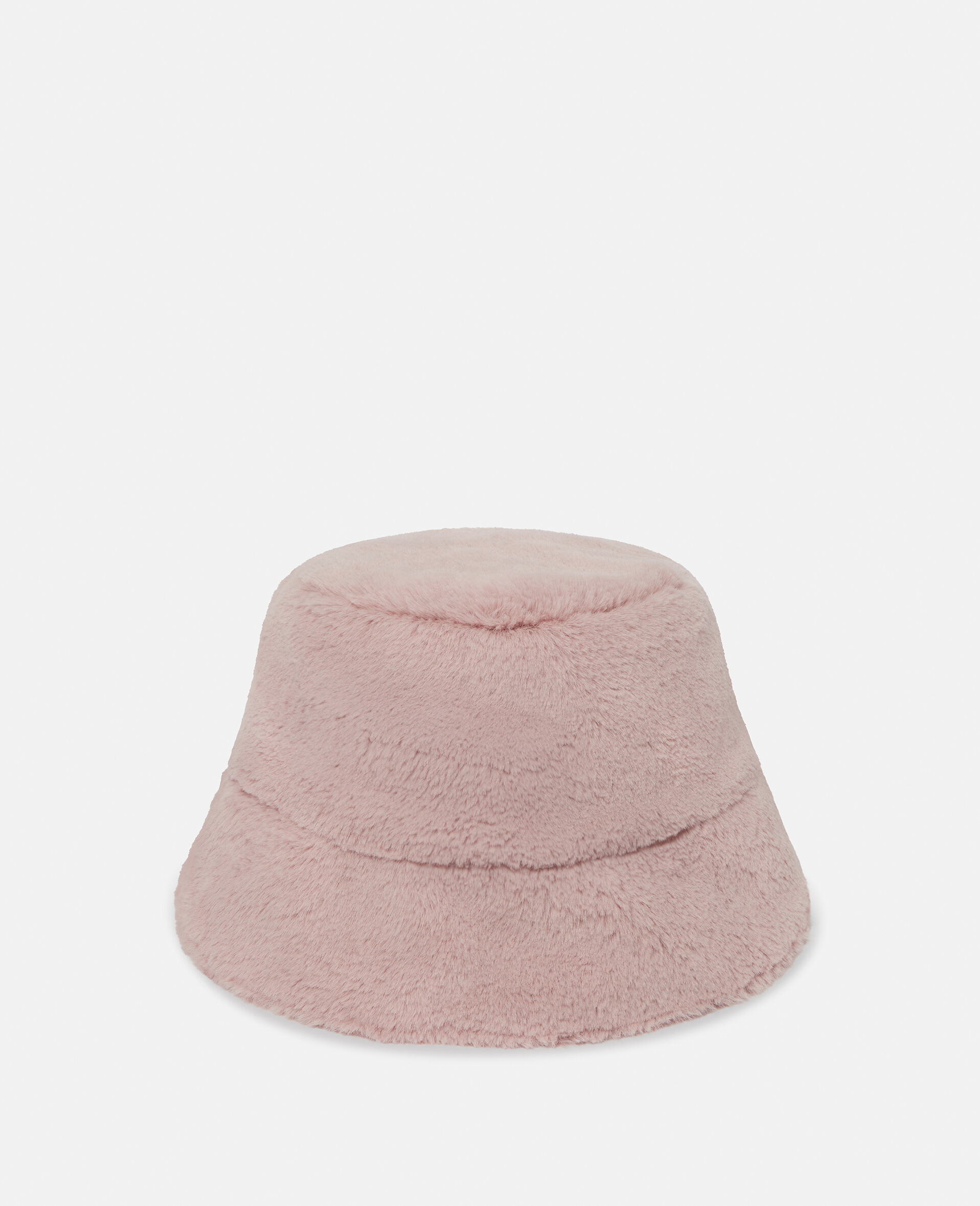 Cappello a Secchiello in Morbido Teddy-Rosa-large image number 2