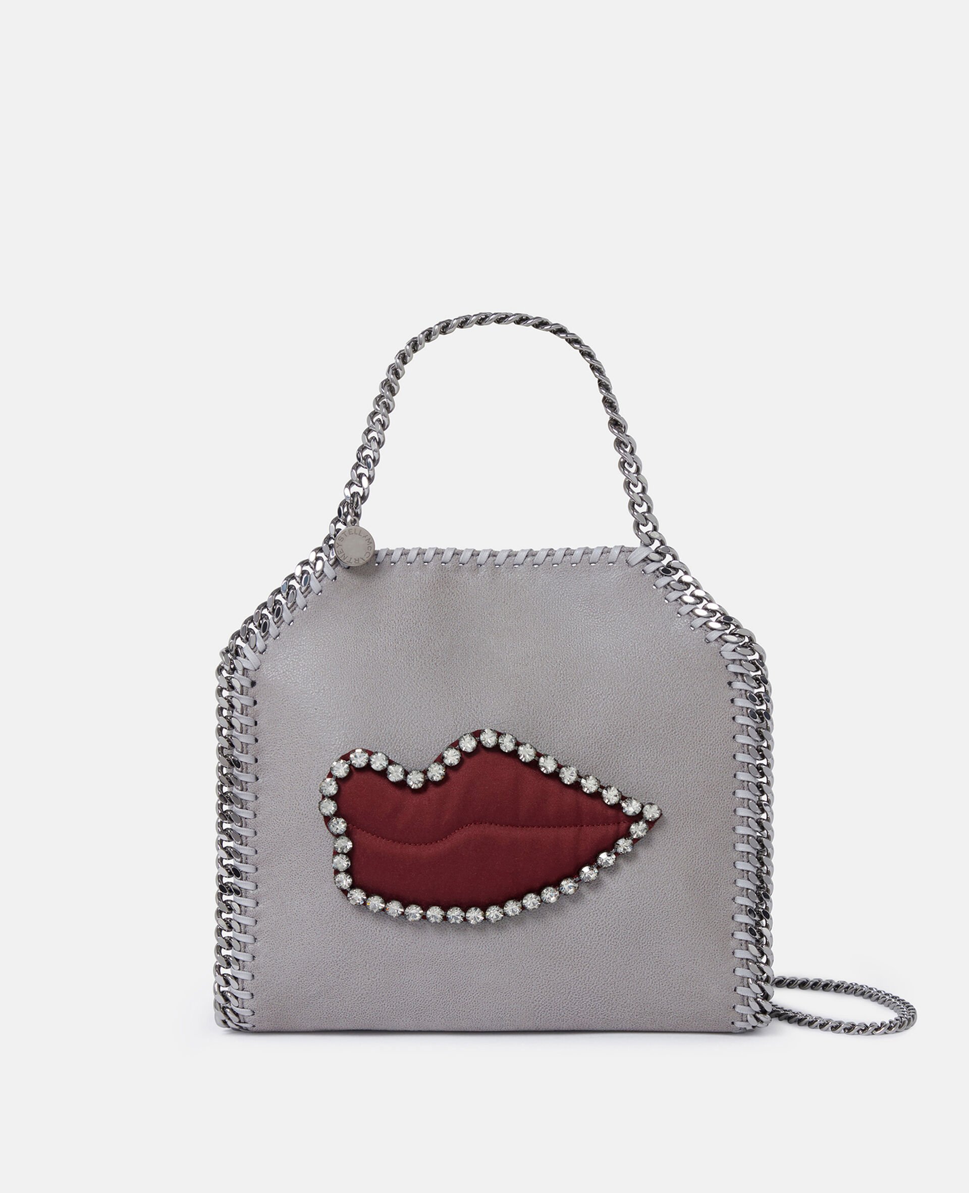 Falabella Lips Mini Tote Bag-Grey-large image number 0