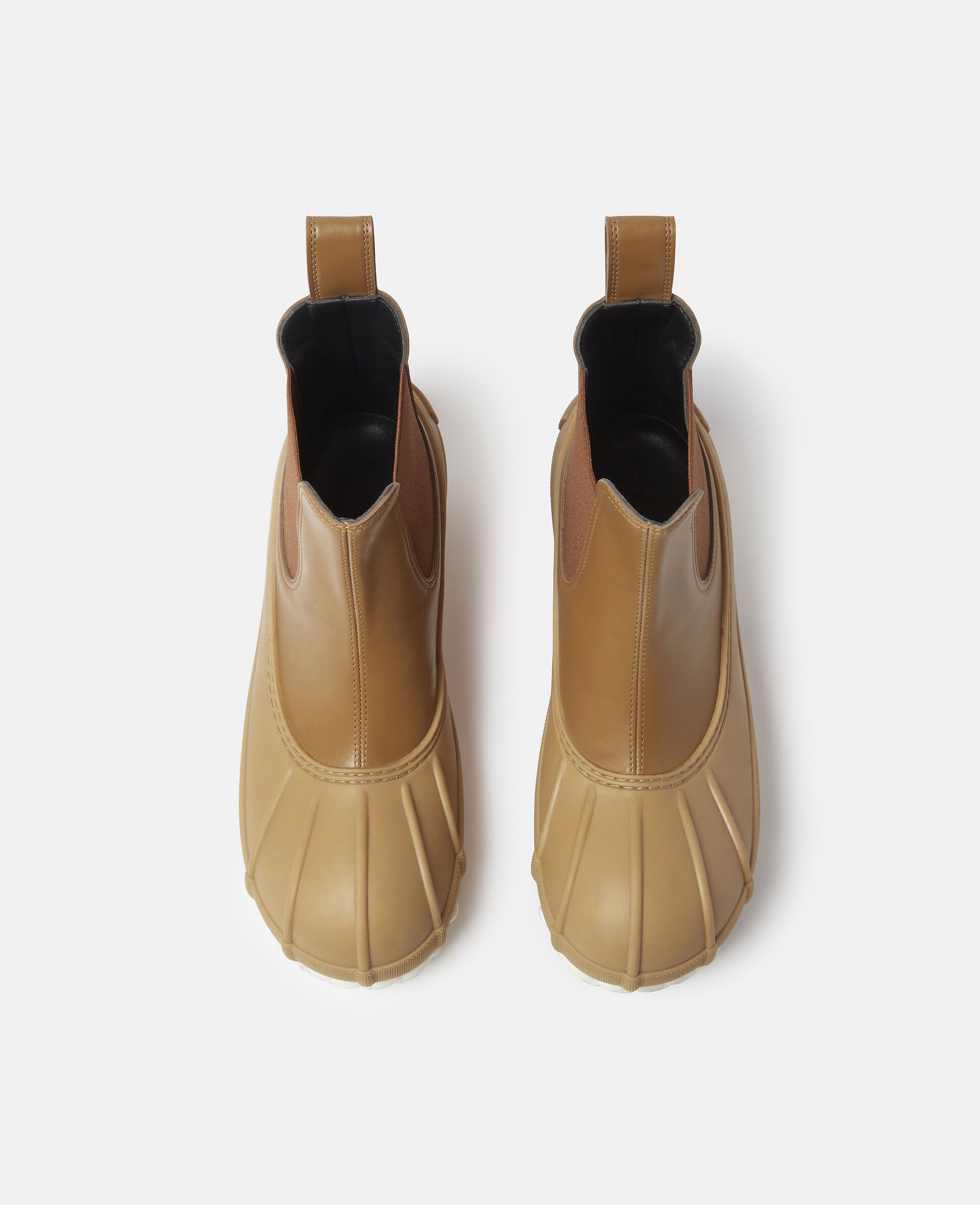 Chain Sole Chelsea Boots-Brown-large image number 3