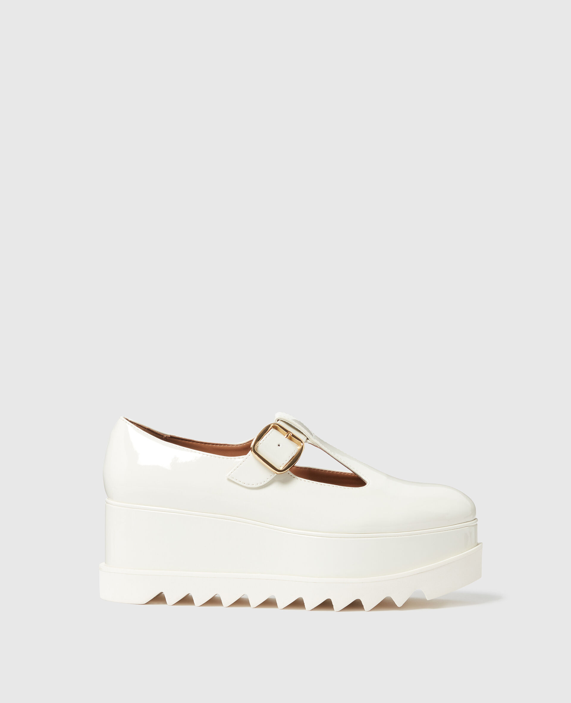 Elyse T-Bar Platform Mary Janes-White-medium Elyse T-Bar Platform Mary Janes-White-medium