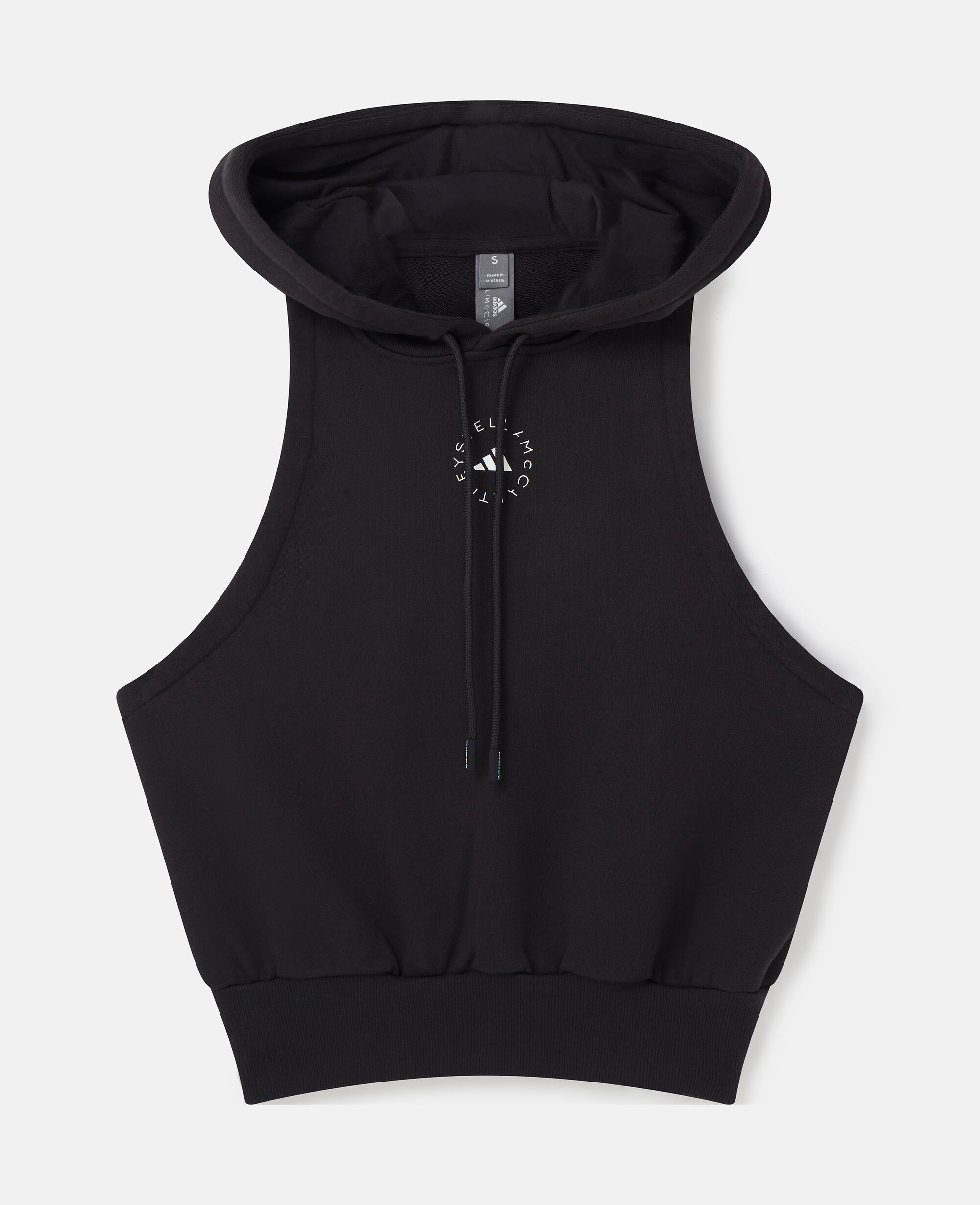 Crop top sleeveless hoodie online