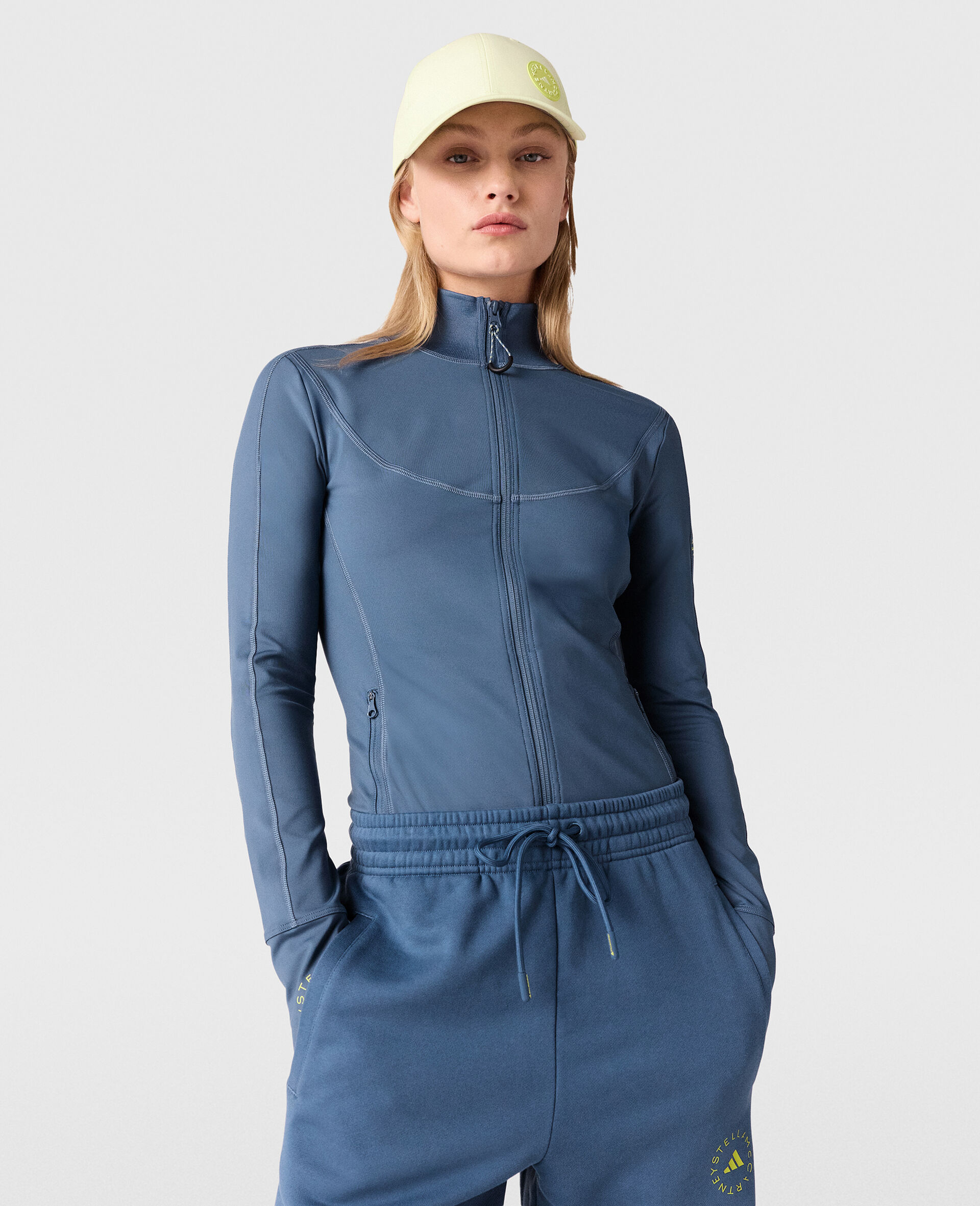 TruePurpose Long Sleeve Jacket-Blue-model