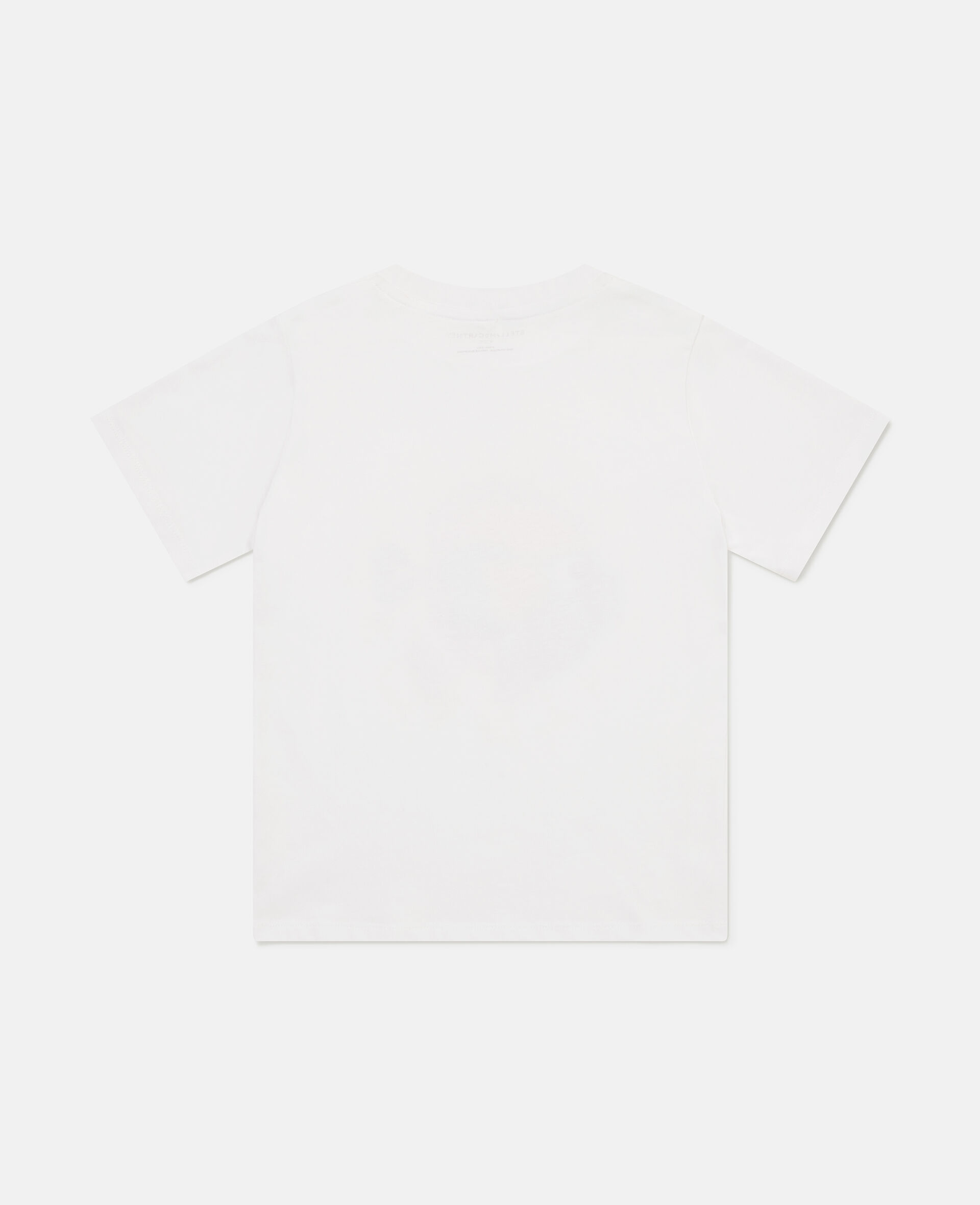 Fish Graphic T-Shirt-White-large image number 2