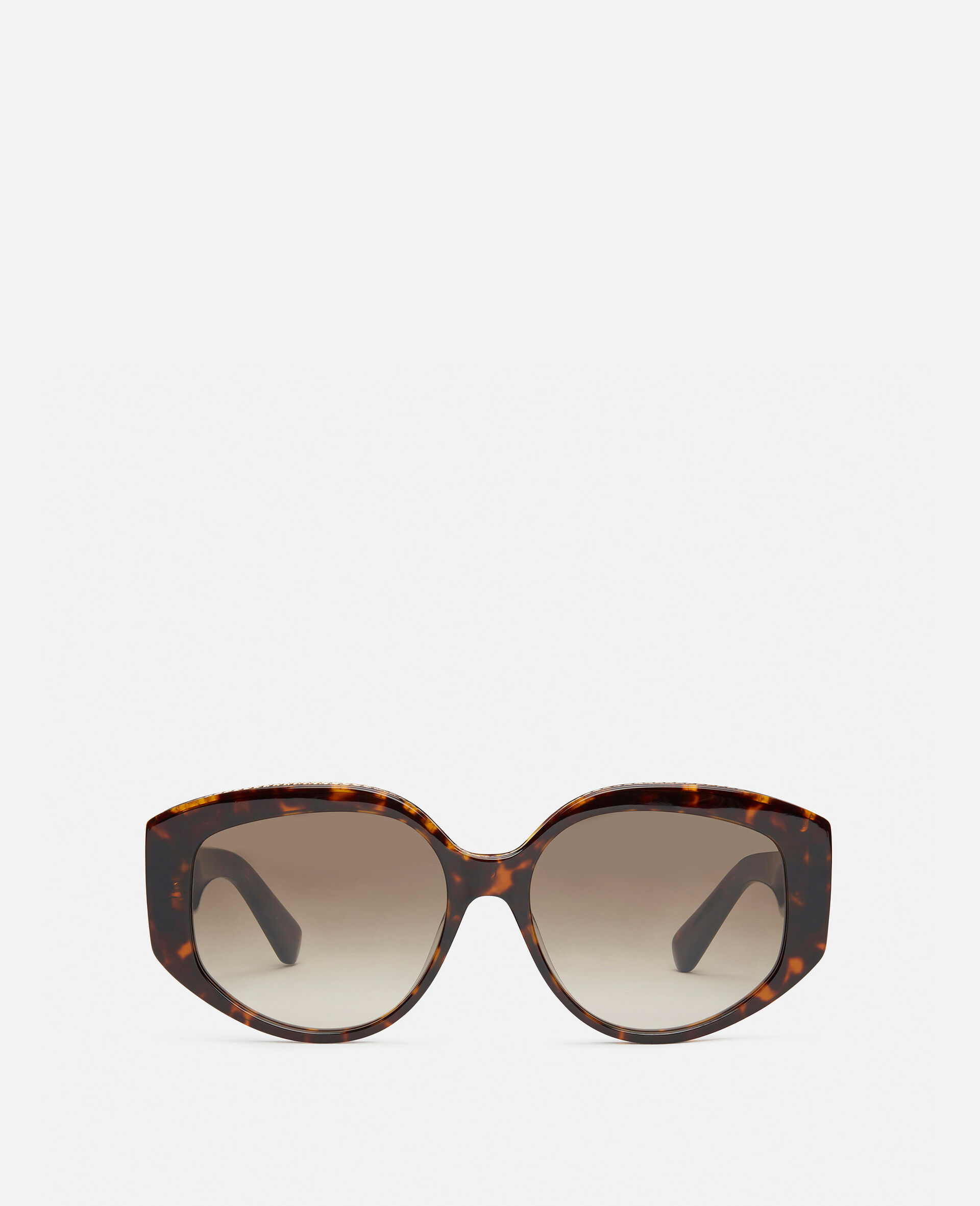 Oval Sunglasses-Black-large image number 0