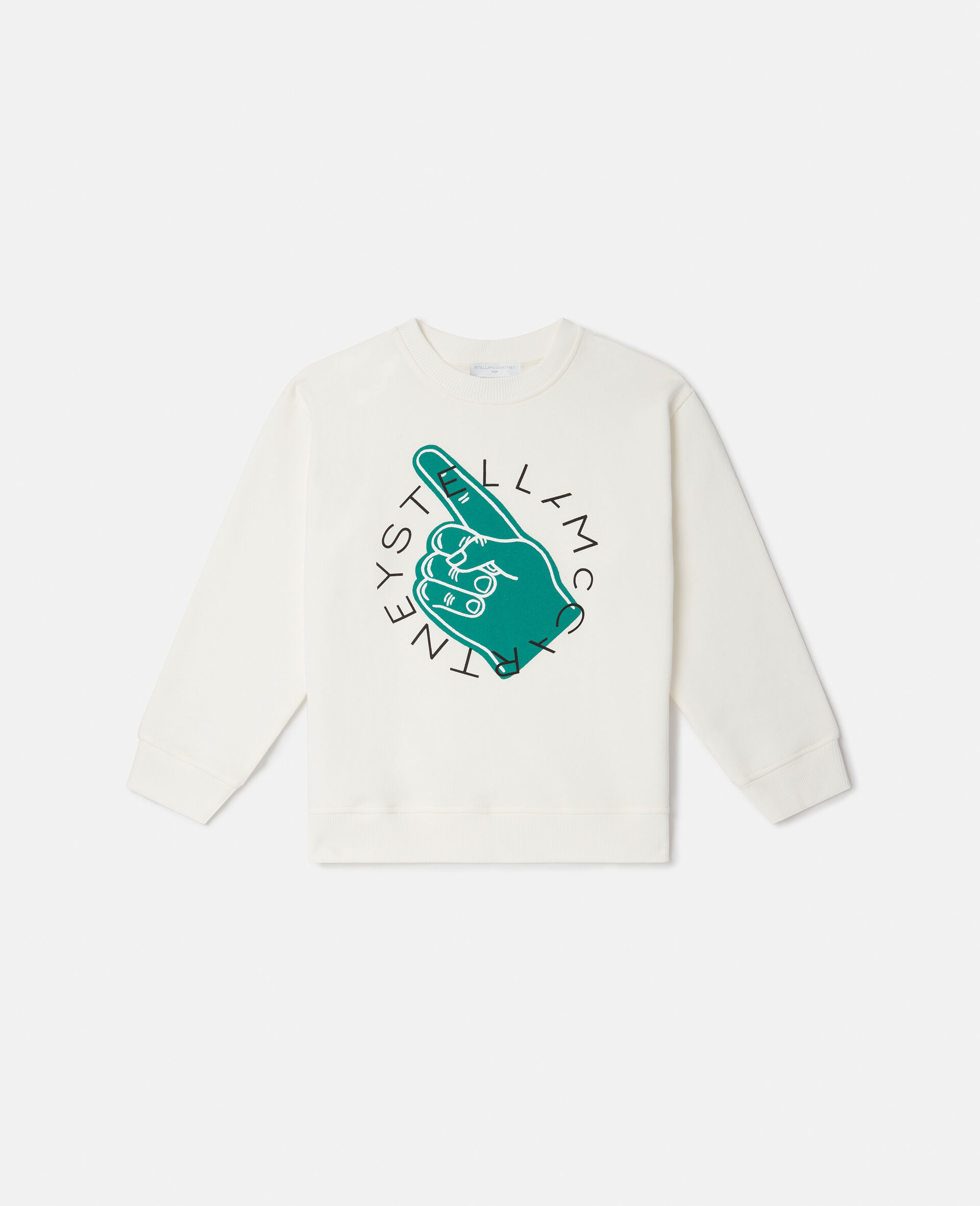 Logo Varsity Graphic Long Sleeve T-Shirt-Cream-large image number 0