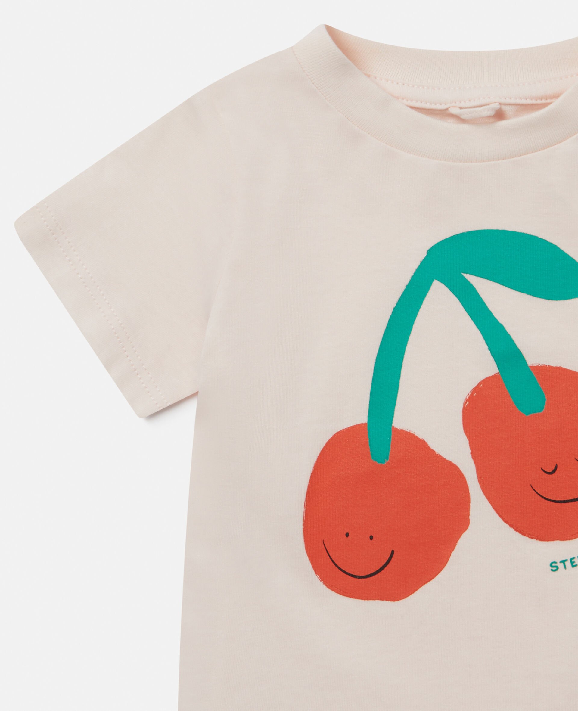 Cherry Graphic T-Shirt-Pink-large Cherry Graphic T-Shirt-Pink-large image number 1