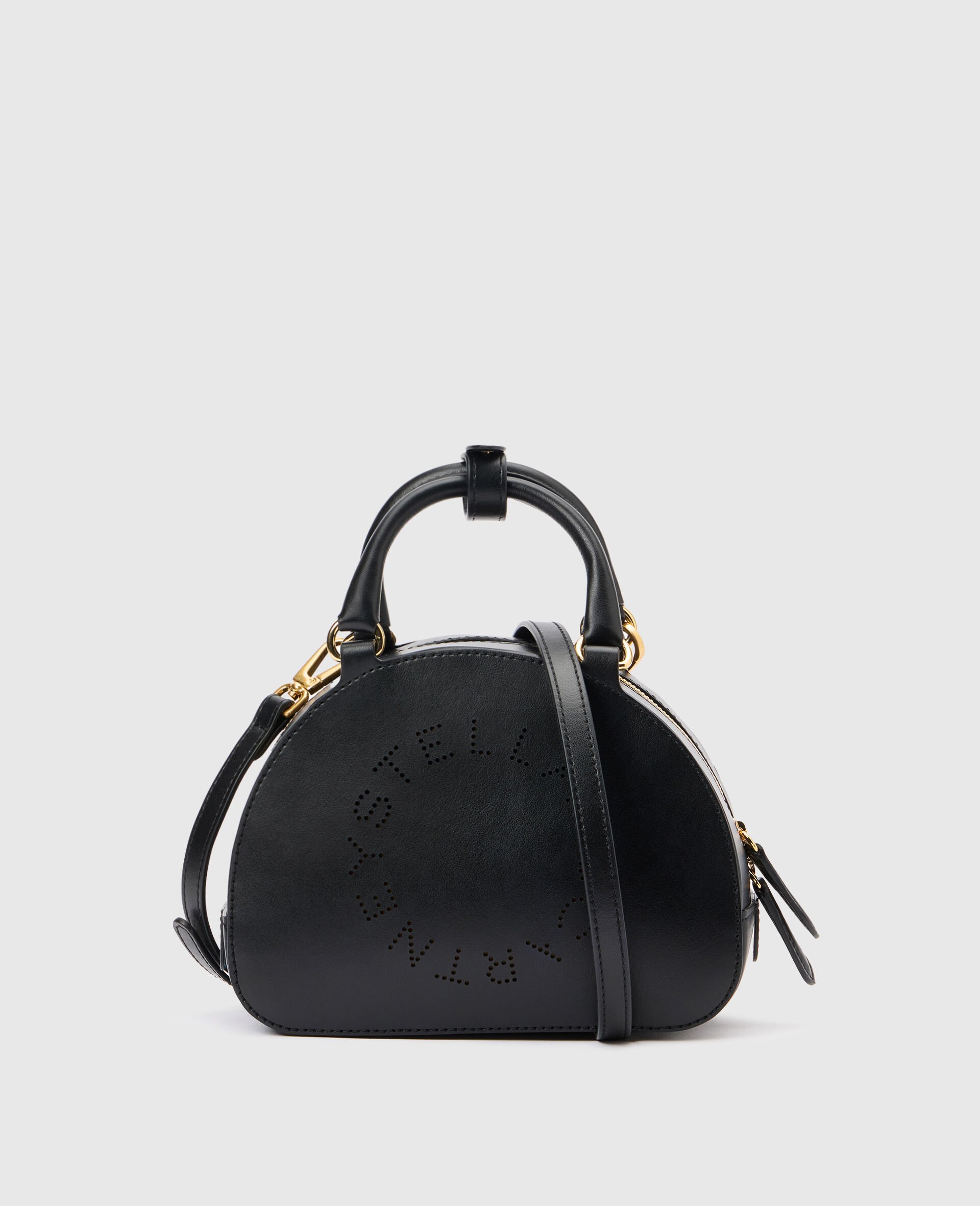 Logo Top Handle Crossbody Bag-Black-medium