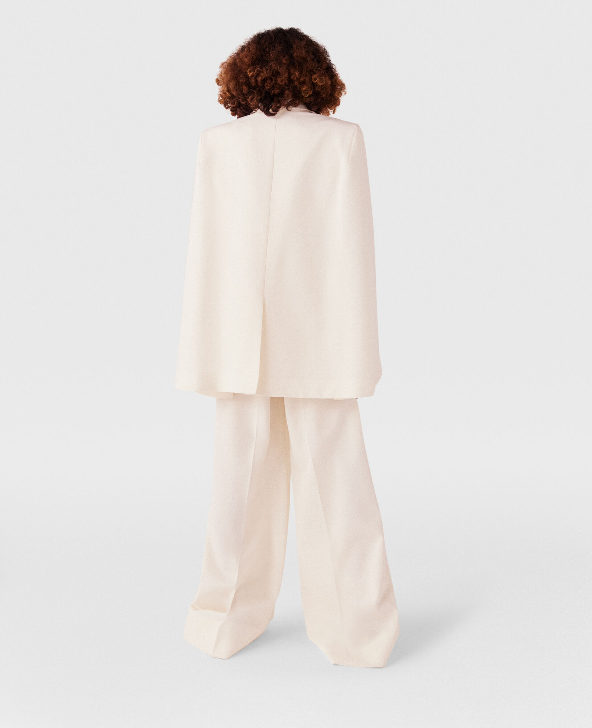 High-Rise Wide-Leg Wool Trousers-Cream-large image number 3