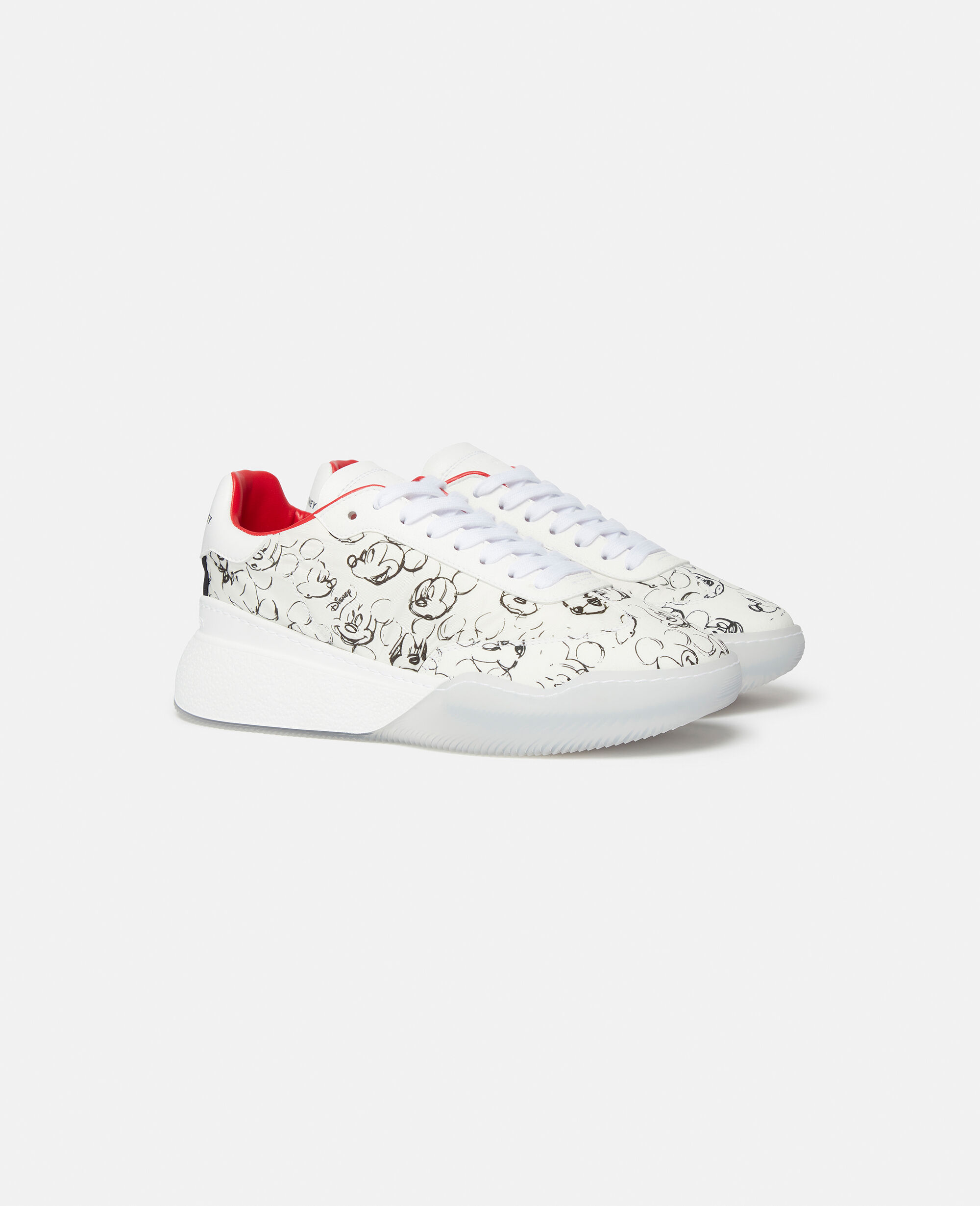 Stella McCartney Uomo Scarpe Scarpe stringate e mocassini Sneakers con lacci Loop Fantasia Topolino Uomo 