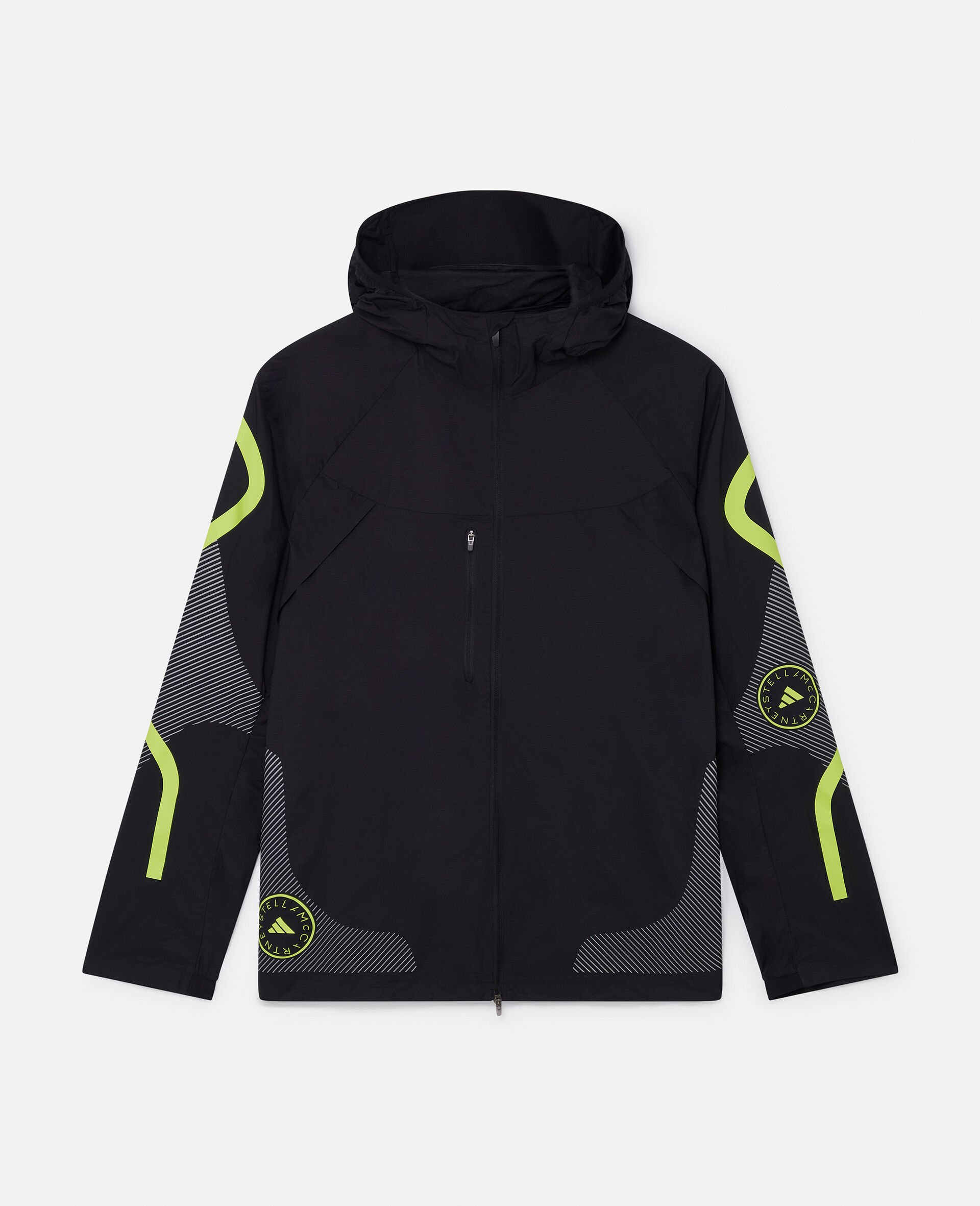 TruePace Hooded Running Jacket-Black-medium