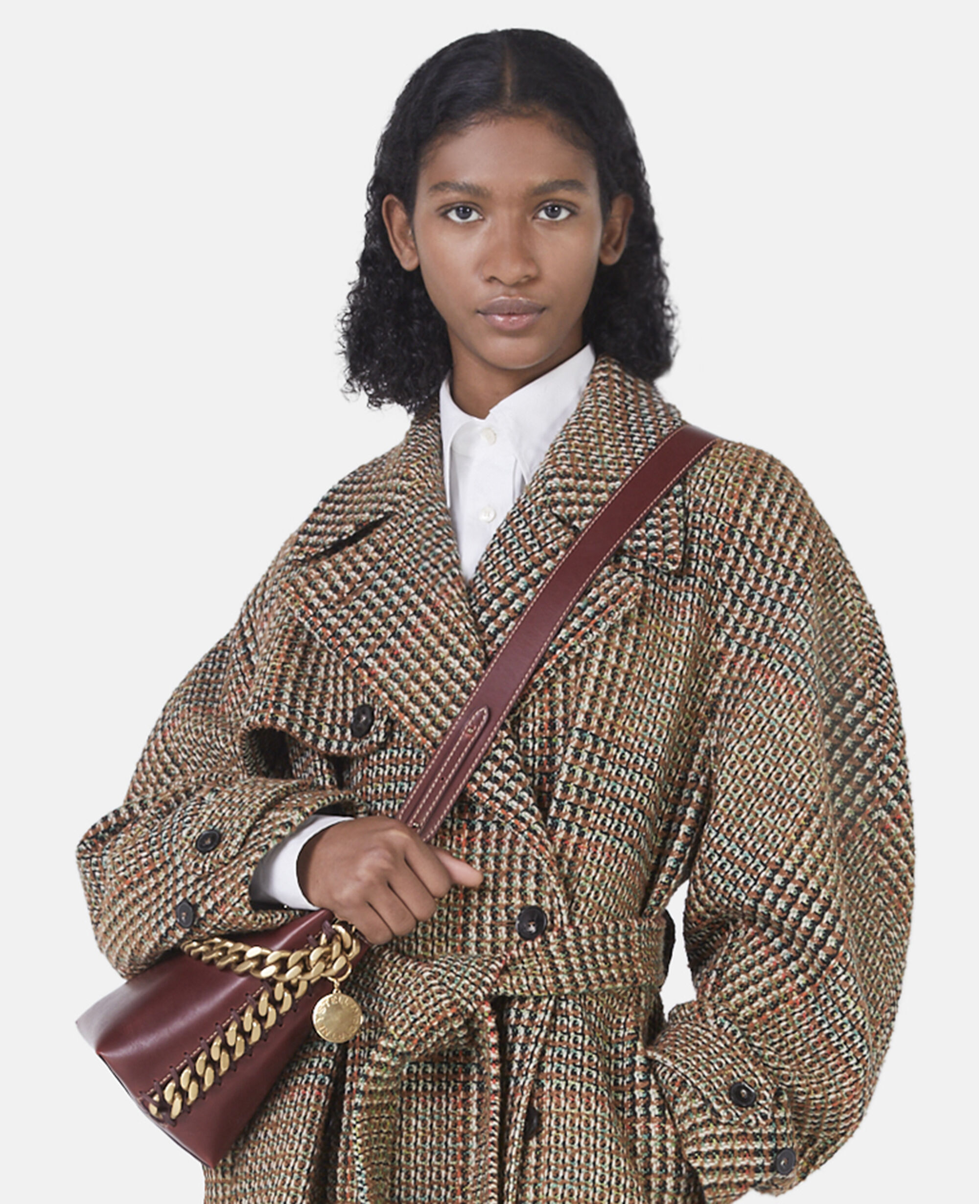 Nanushka alamo coat houndstooth clearance