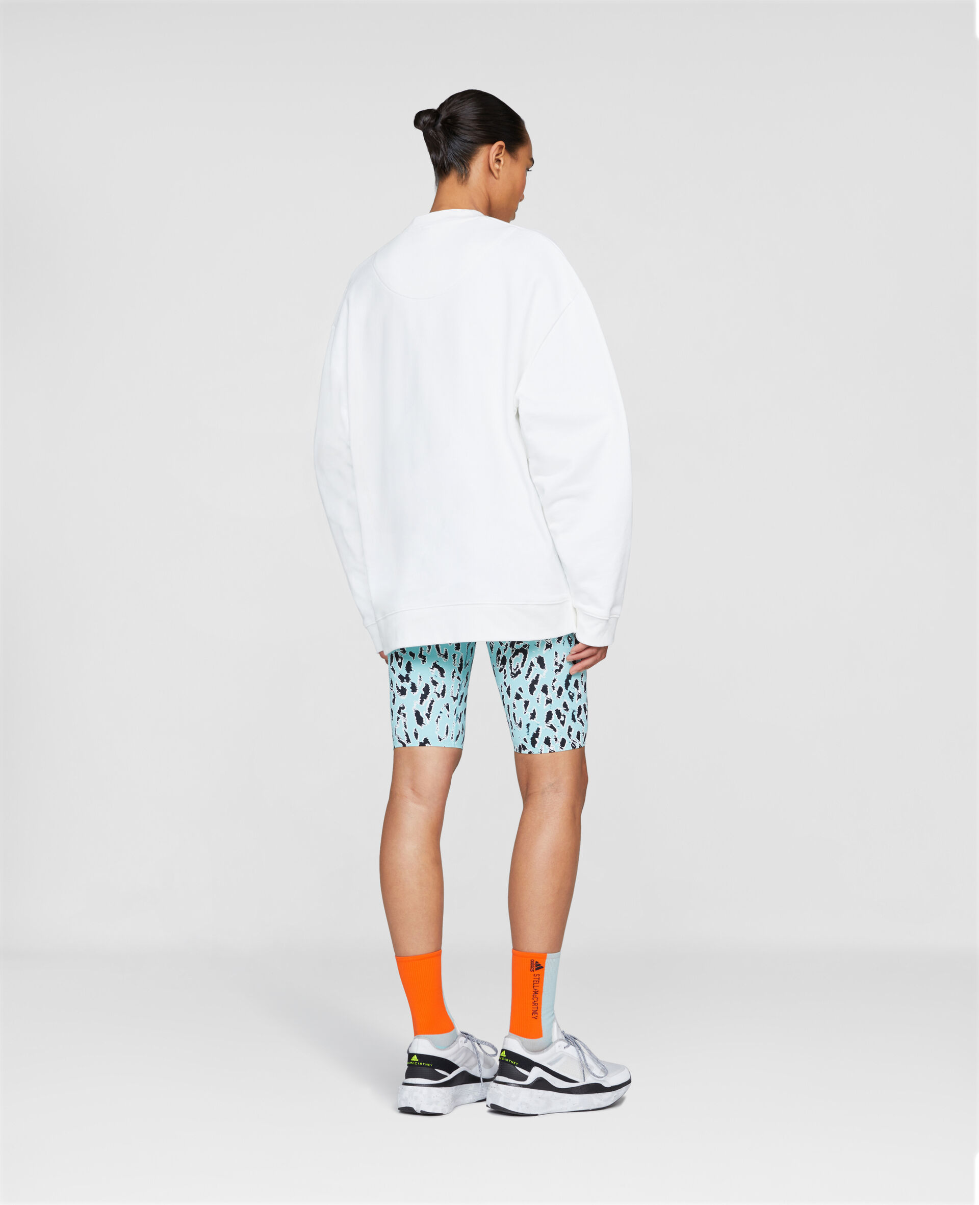 Sweat-shirt &agrave; logo sportswear -Blanc-large image number 2