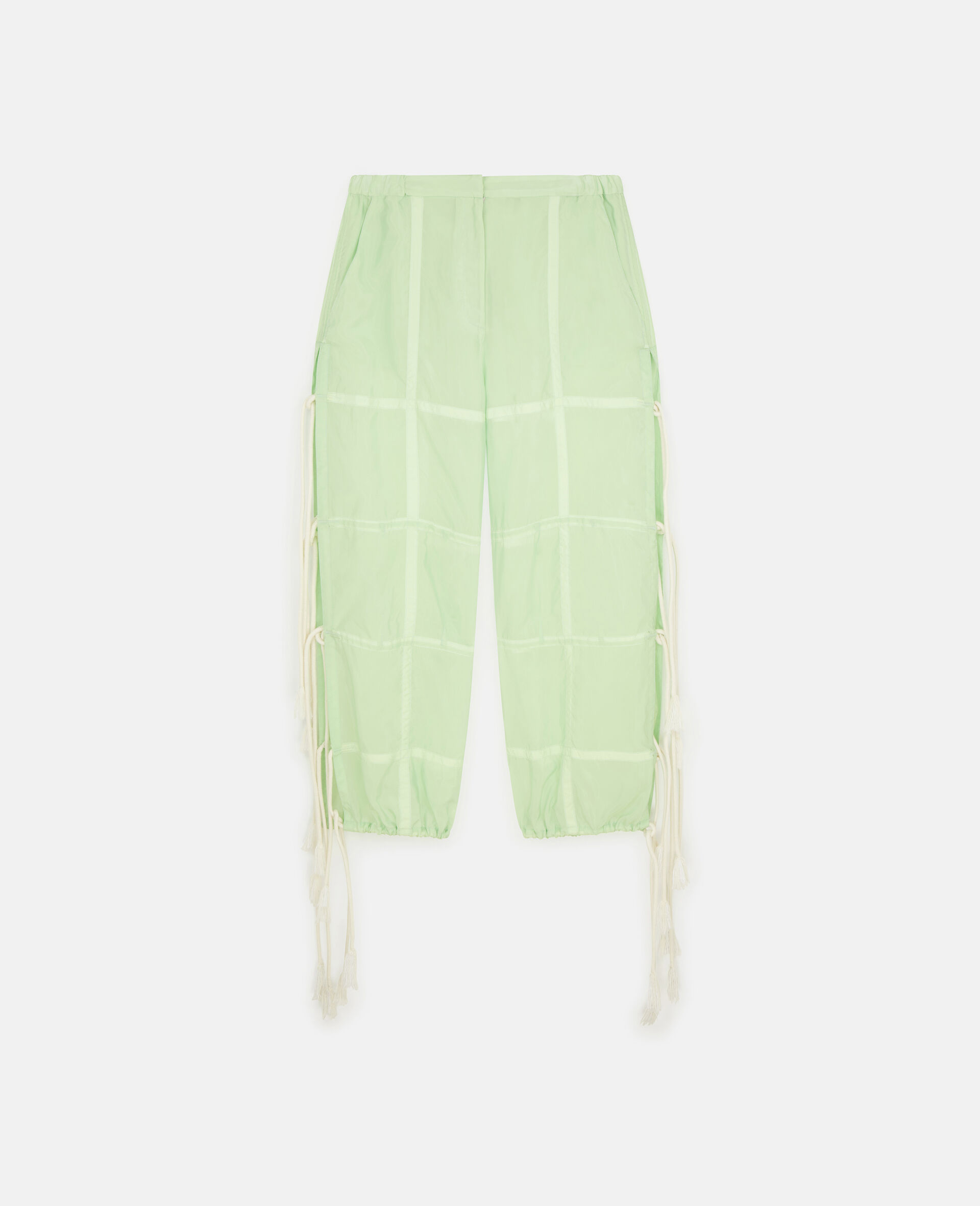 Parachute Cord Pants-Green-large