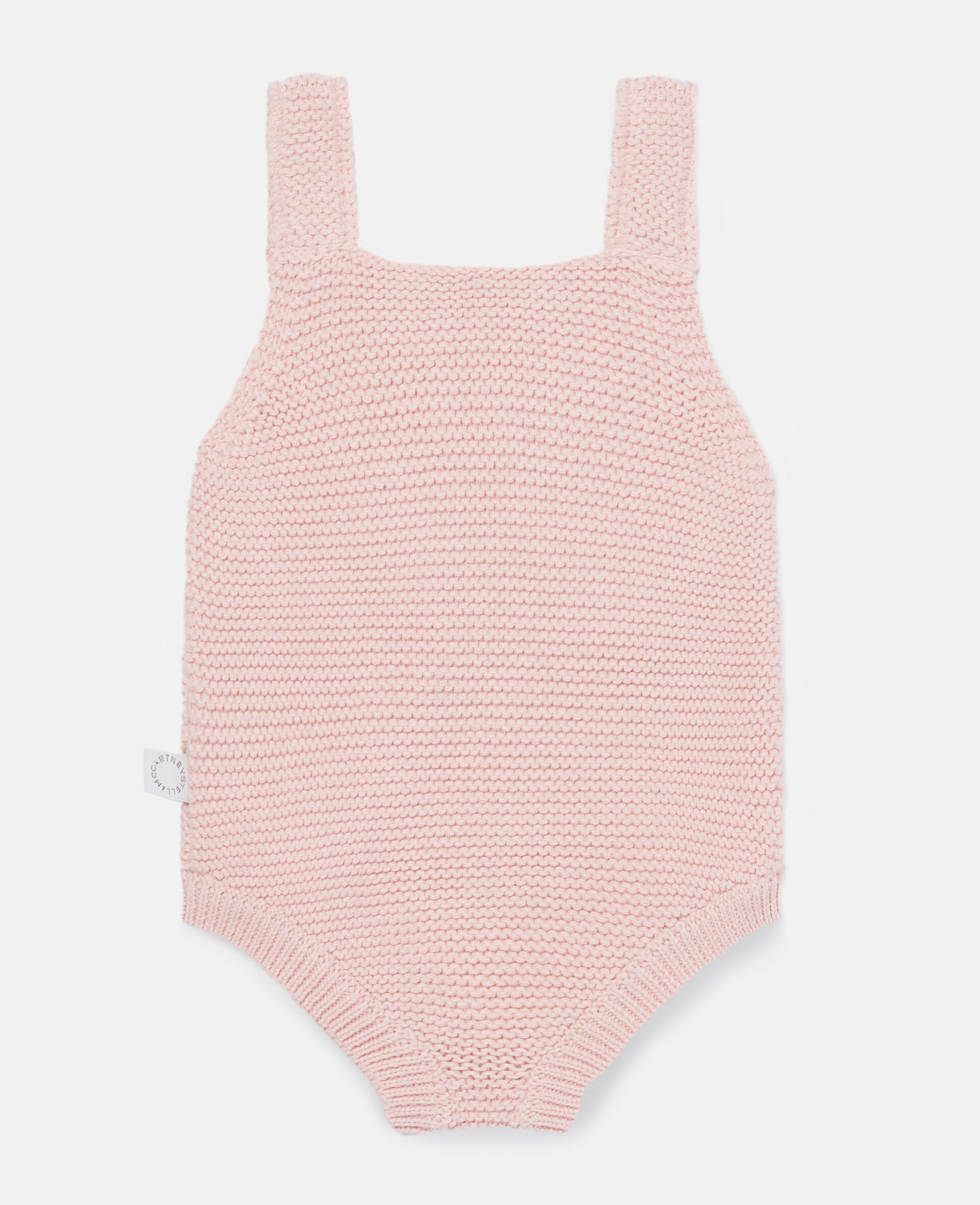 Knitted Smiley Mushroom Bodysuit-Pink-large image number 3
