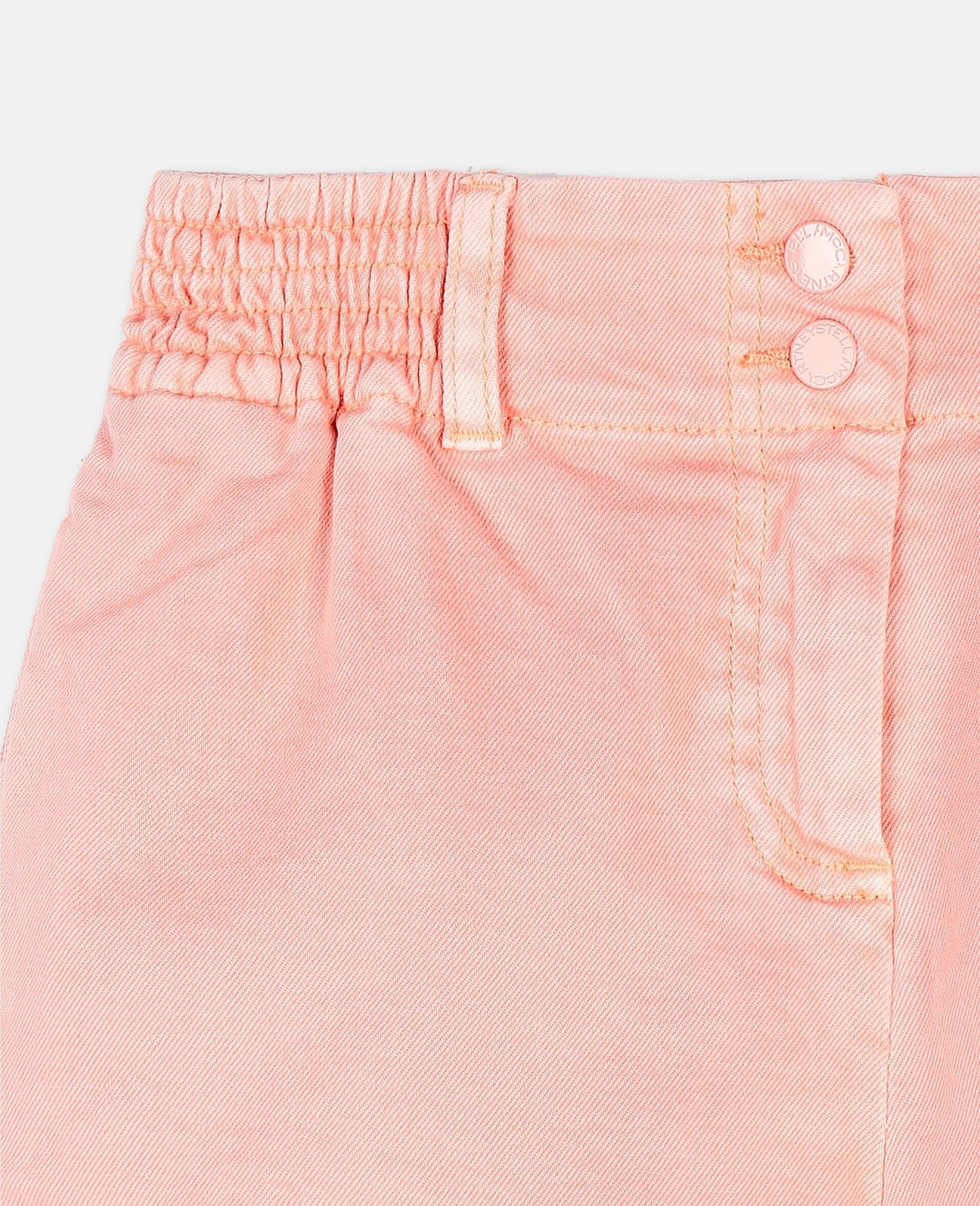 Denim Coral Shorts -Pink-large image number 1